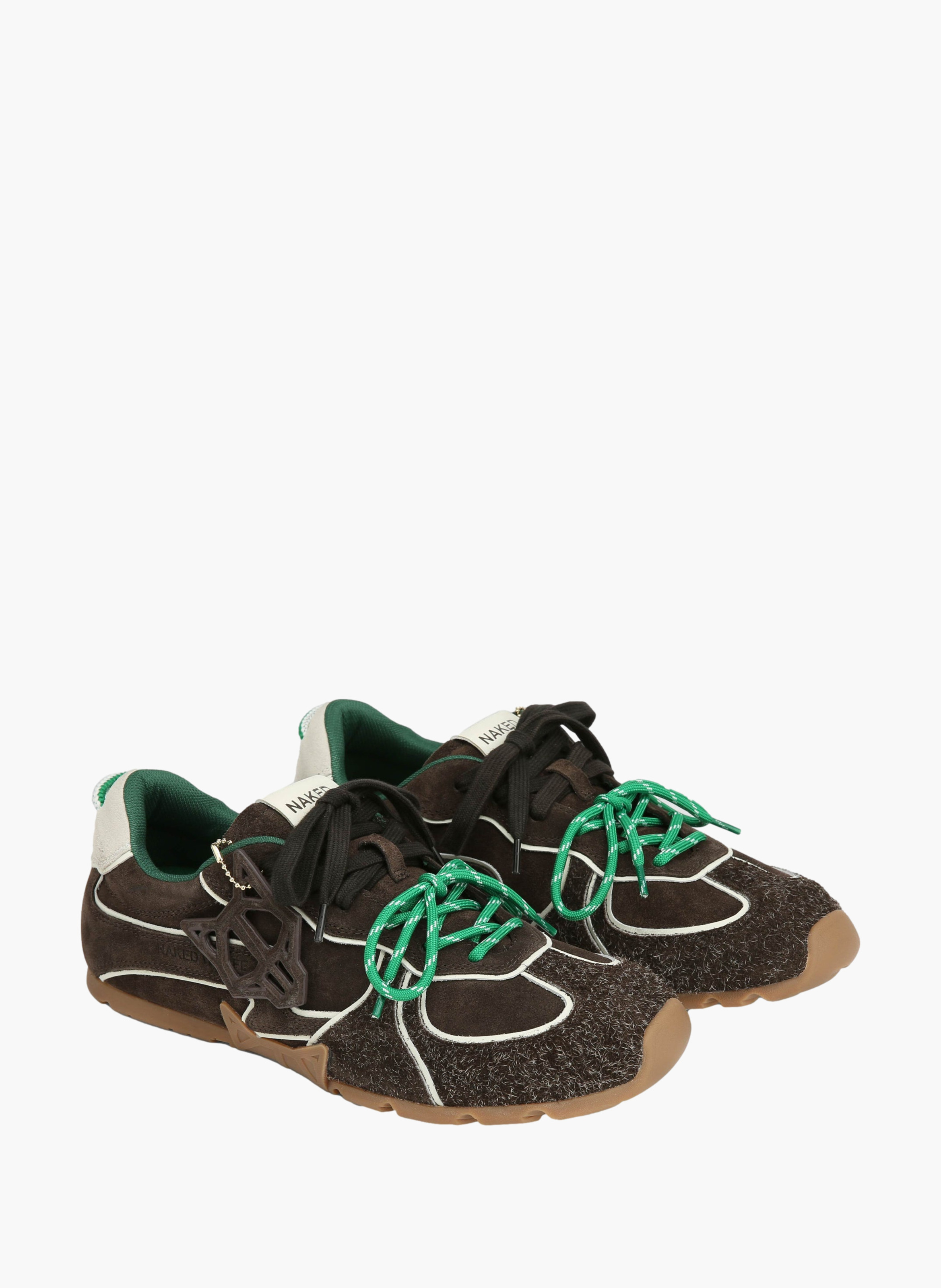 Baskets ace m en daim NAKED WOLFE Marron