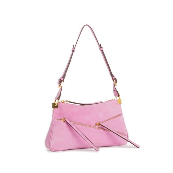 Sac à main Baguette zippé en suède