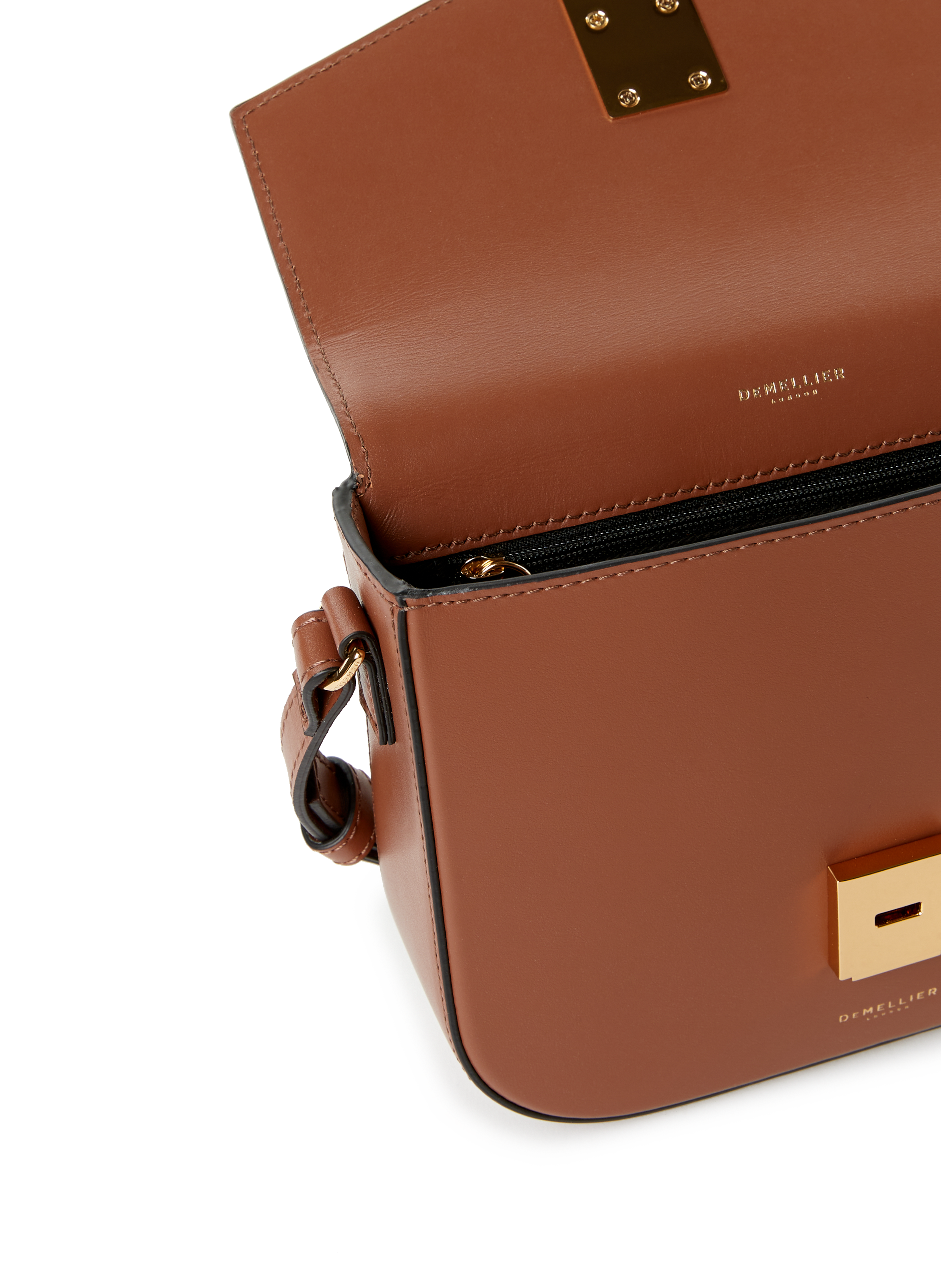 Small Vancouver handbag DEMELLIER LONDON Brown