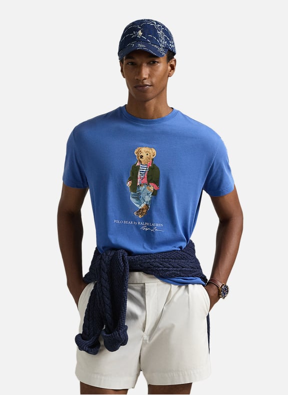 T-shirt Bear en coton Bleu by POLO RALPH LAUREN POLO RALPH LAUREN T-shirt Bear en coton Bleu