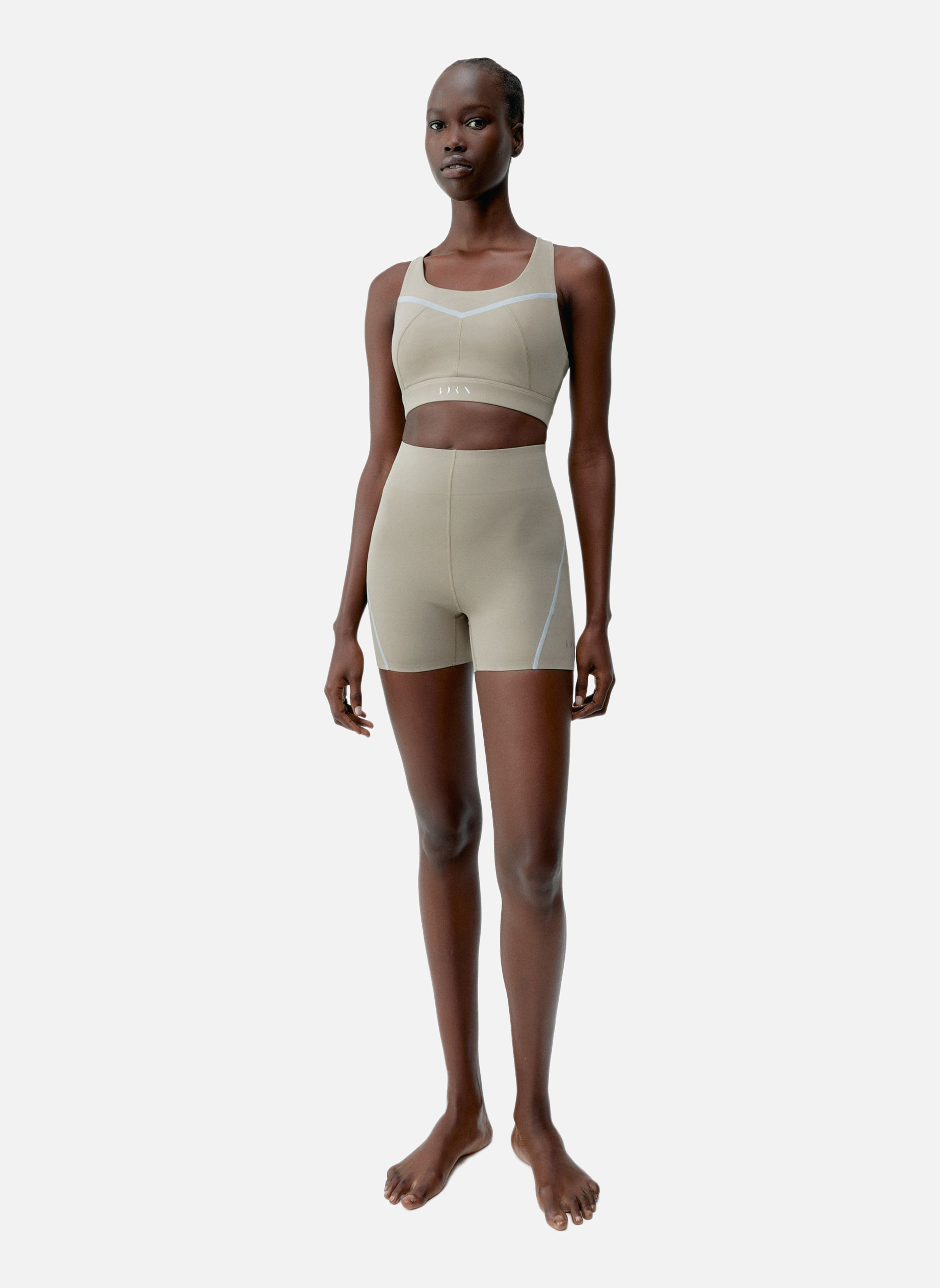 Short sport femme cycliste luna BORN LIVING YOGA Gris