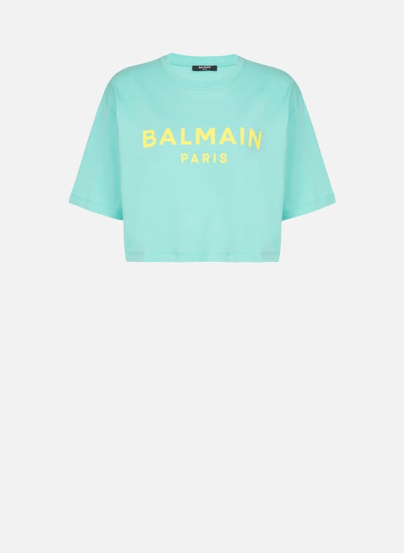 T-shirt imprimé balmain paris Bleu by BALMAIN BALMAIN T-shirt imprimé balmain paris Bleu
