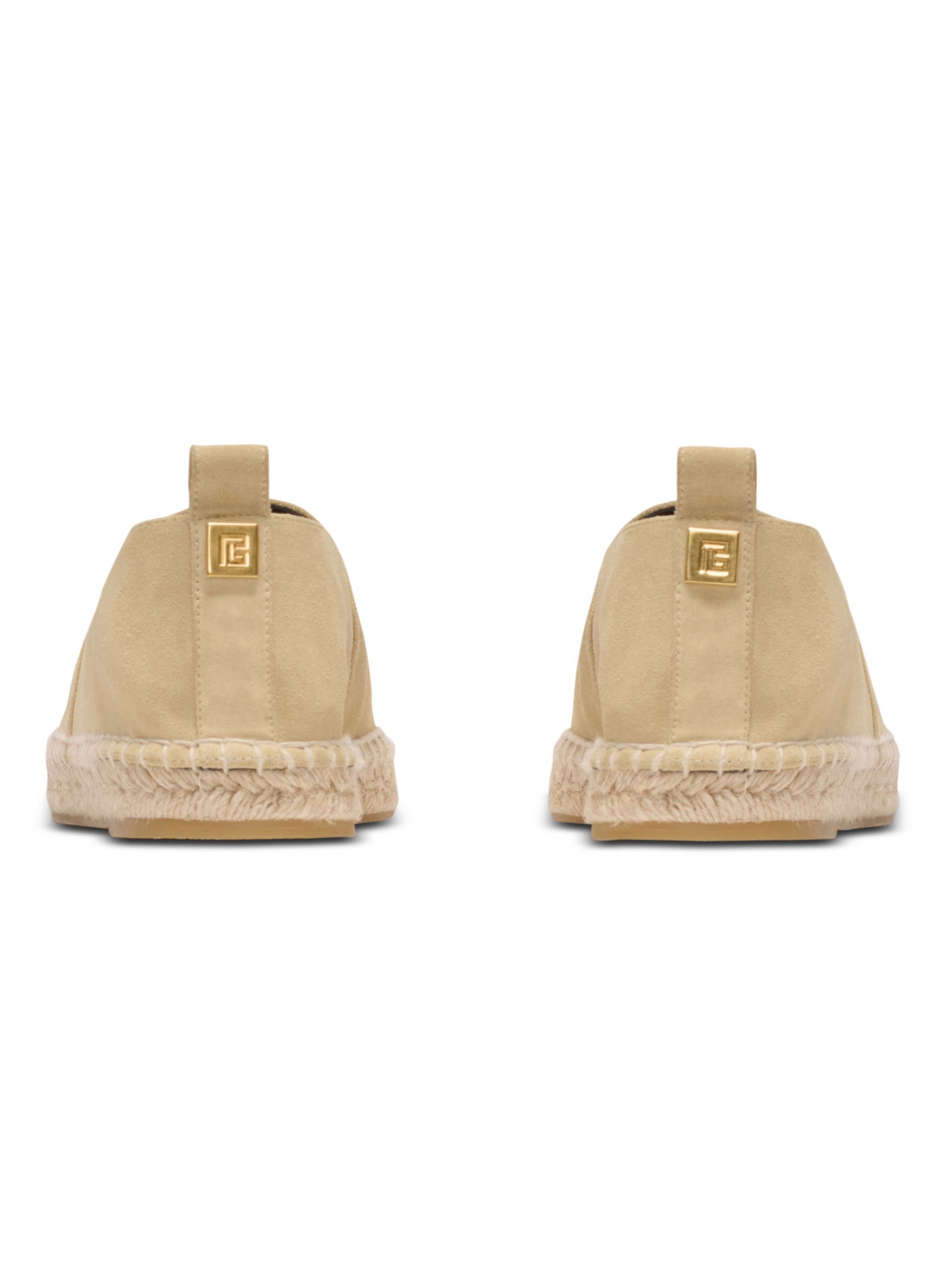 Espadrilles en daim BALMAIN Beige