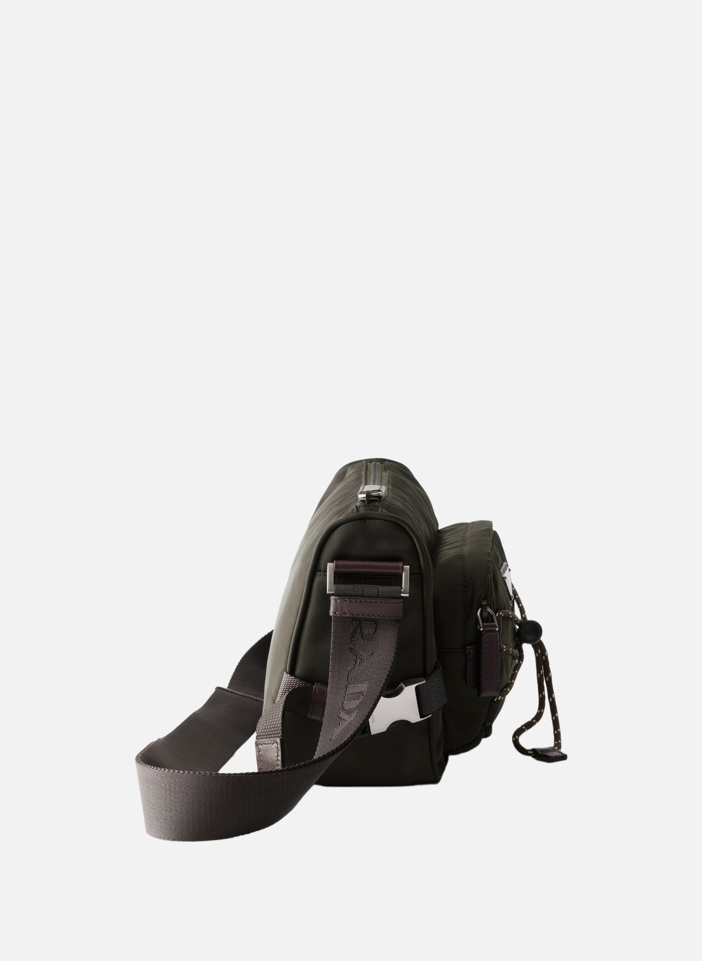 Sac porté épaule prada speedrock en re-nylon et cu PRADA Vert