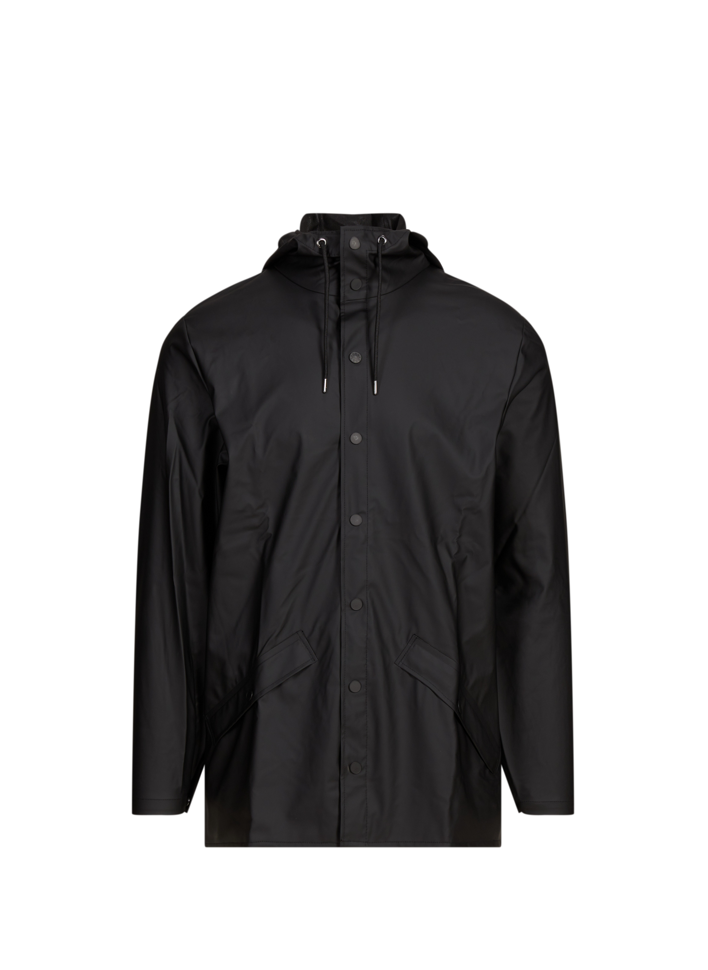 RAINS Hooded raincoat Black