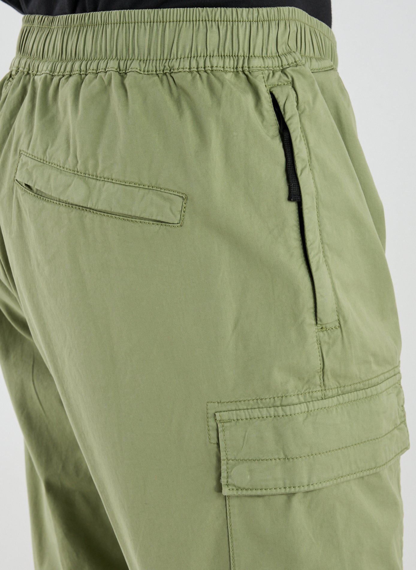Pantalon cargo en coton mélangé STONE ISLAND Vert