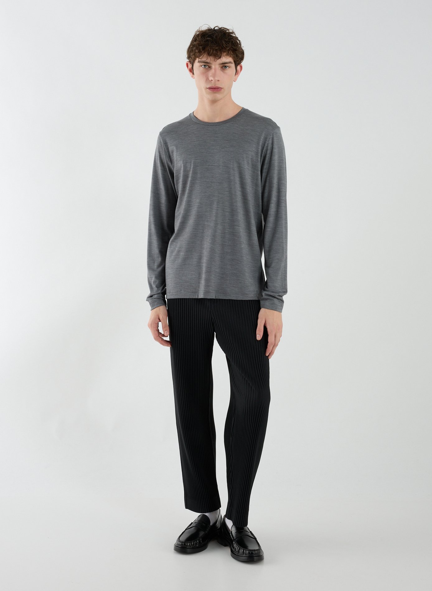 T-shirt en laine STEFAN BRANDT Gris