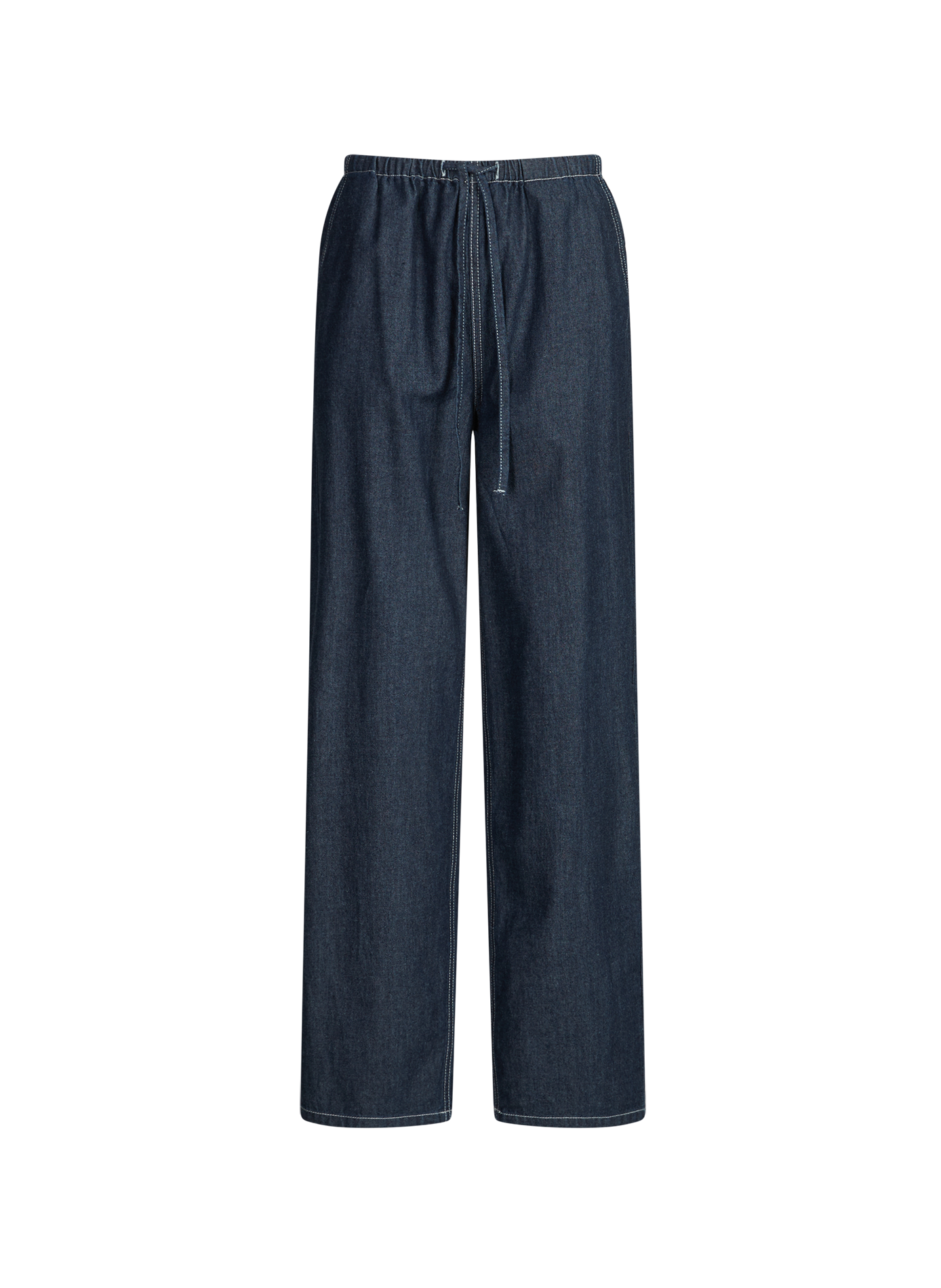 Jean Gina ballon en coton OBJECT Bleu