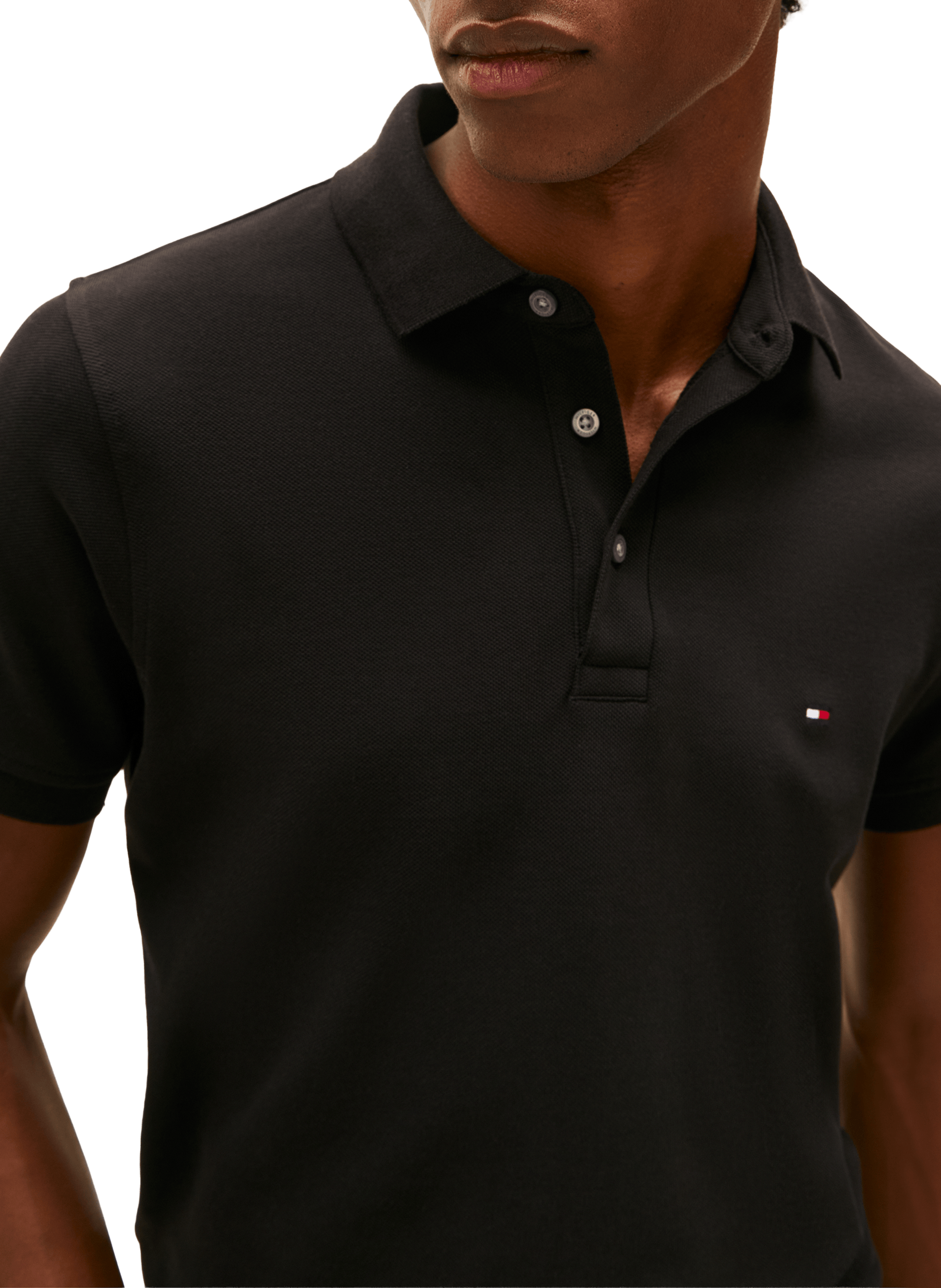 Iconic 1985 organic cotton polo shirt TOMMY HILFIGER Black
