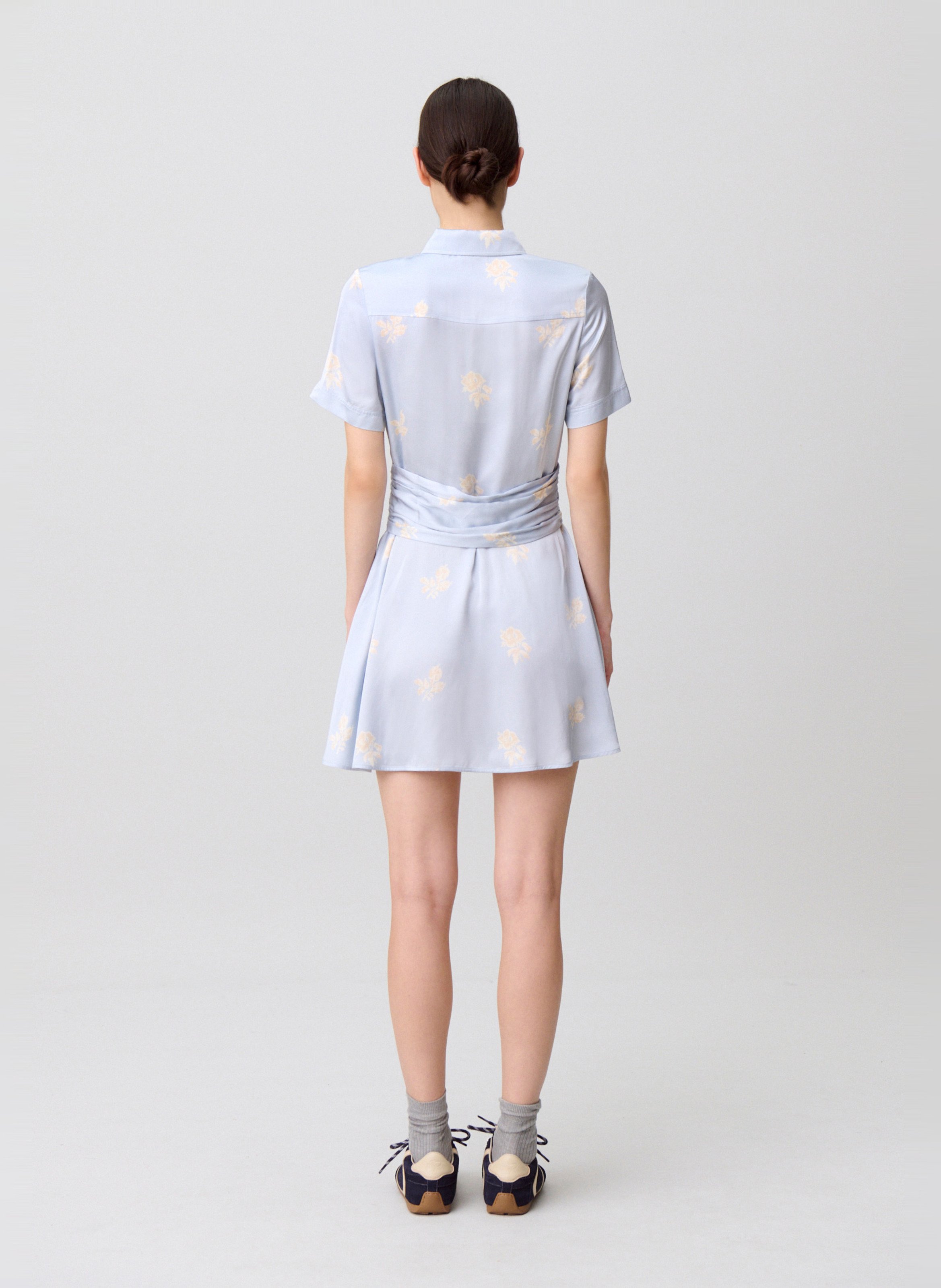 Robe courte imprimée CLAUDIE PIERLOT Multicolore