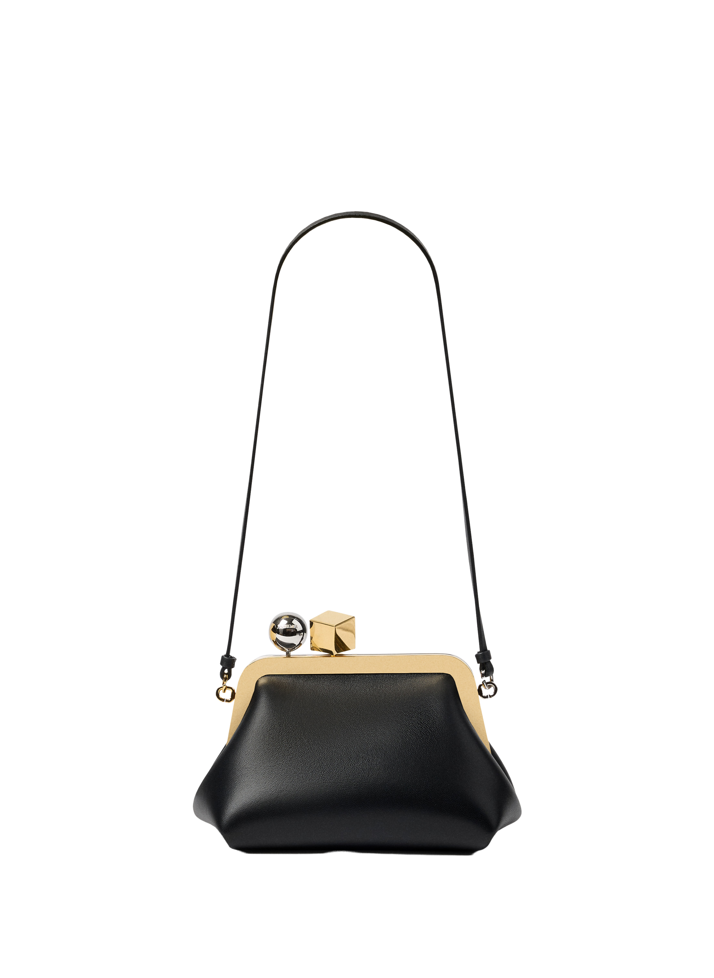 Bag Le Berlingot in leather JACQUEMUS Black