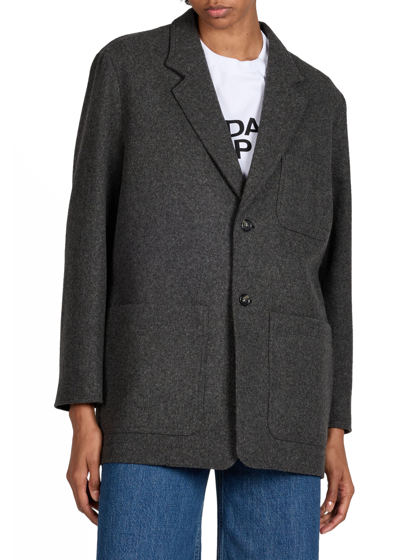 Tailored wool jacket A.P.C. Grey