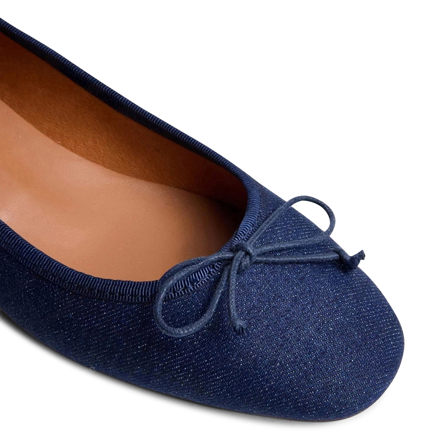 Ballerines à petits talons denim dadou JONAK Bleu