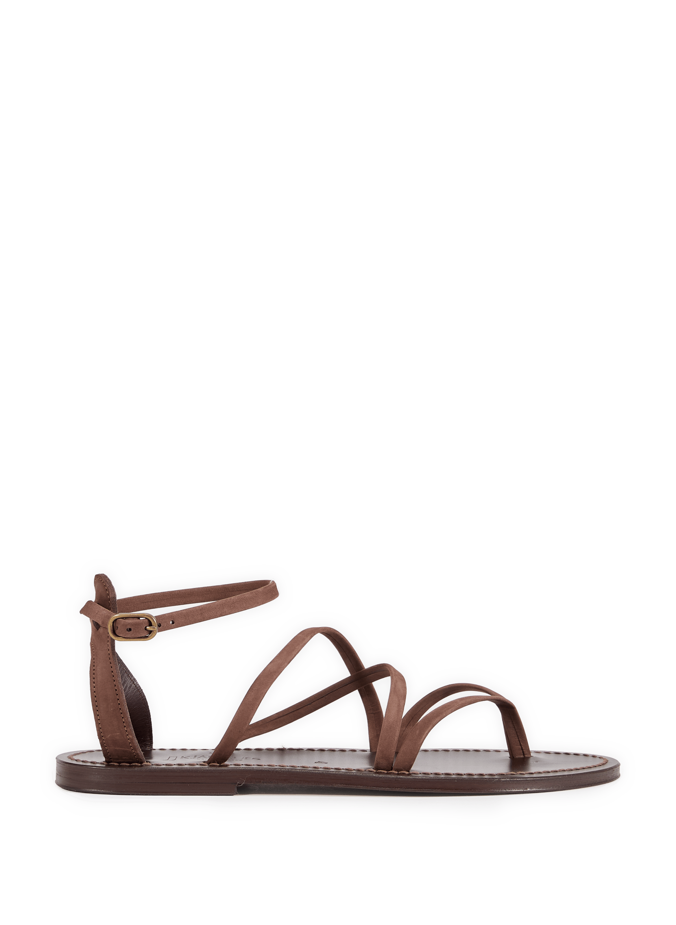 Epicure leather sandals K. JACQUES Brown