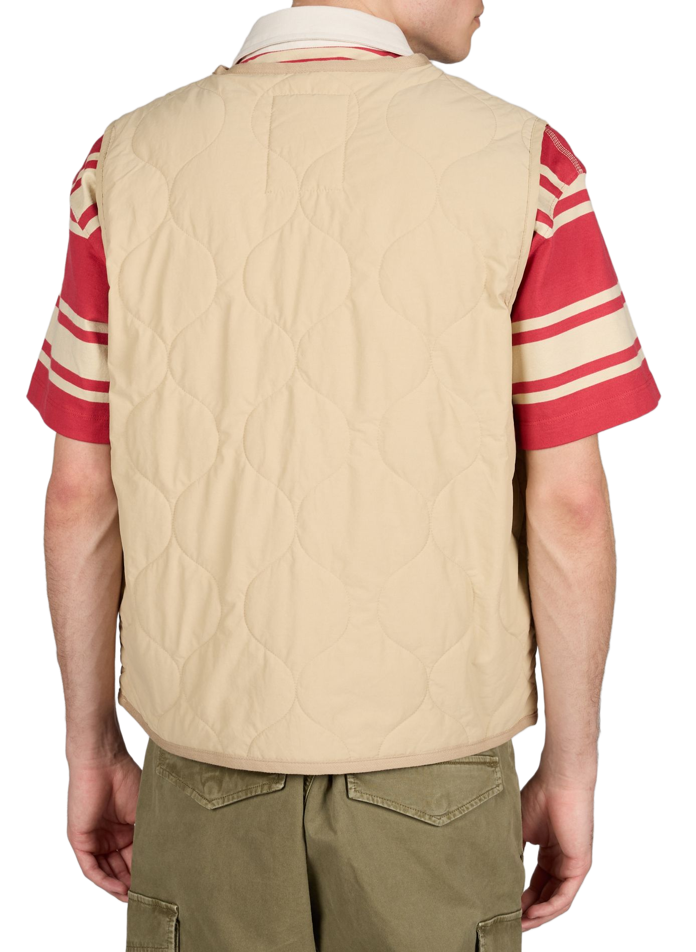 Giacca trapuntata con collo rotondo TIMBERLAND Beige