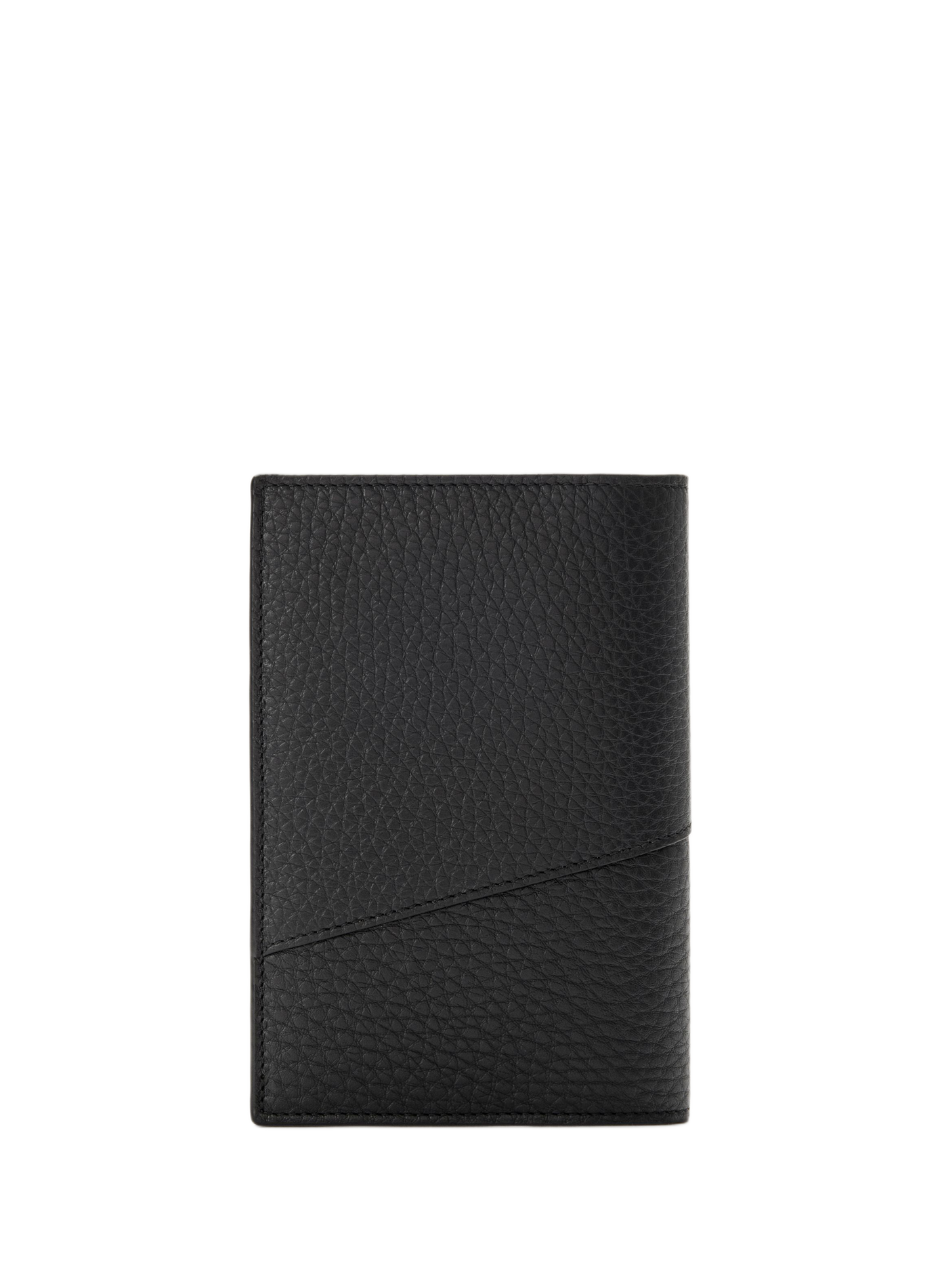 Passport holder Puzzle in soft grained calfskin leather LOEWE Black