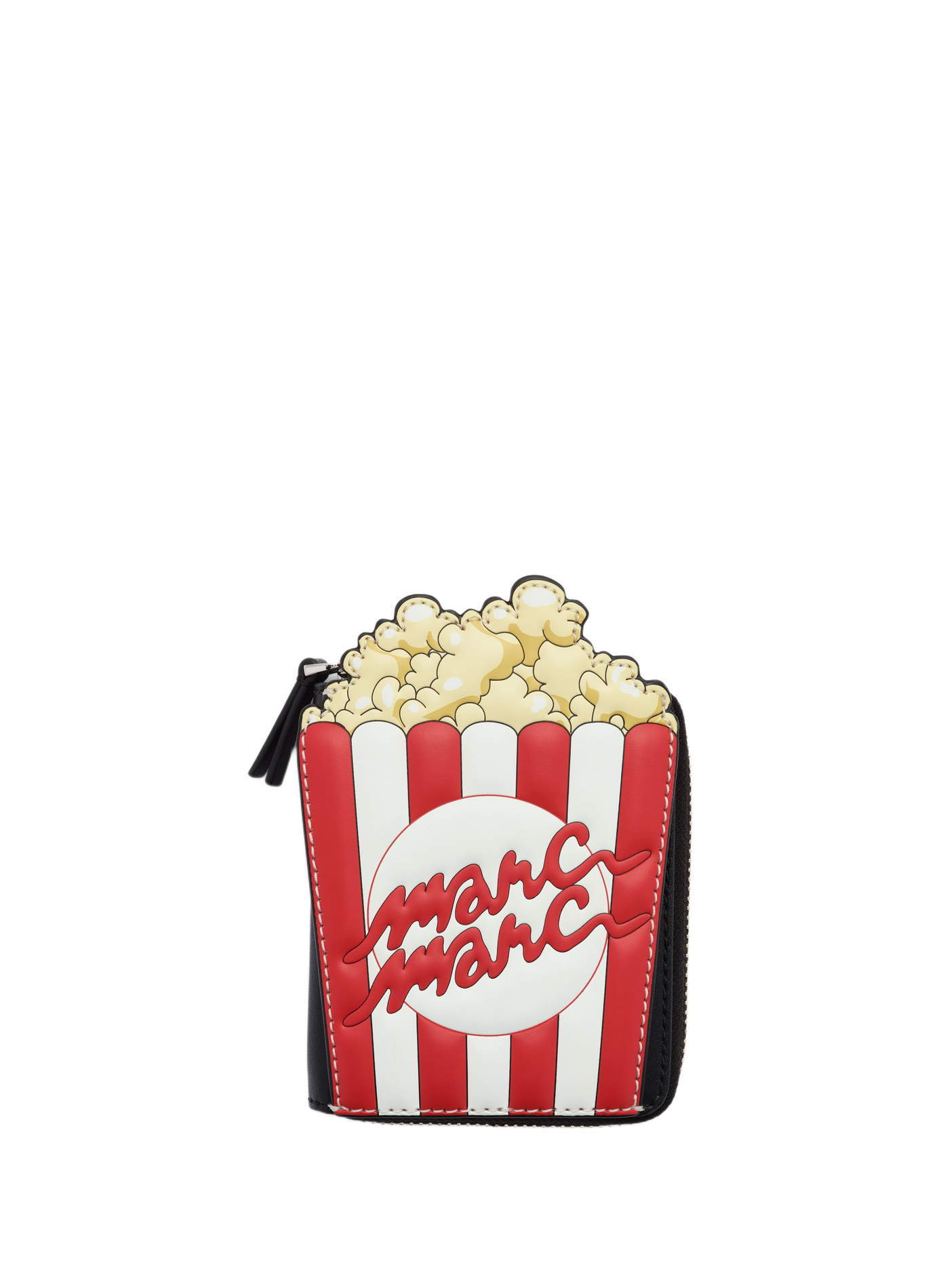 Popcorn Slim Compact Wallet MARC JACOBS Black