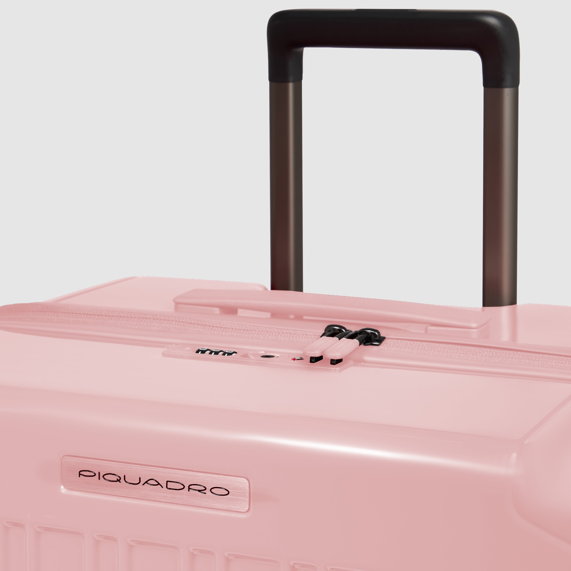 Uitbreidbare koffer met 4 wielen voor ruimbagage PIQUADRO Roze