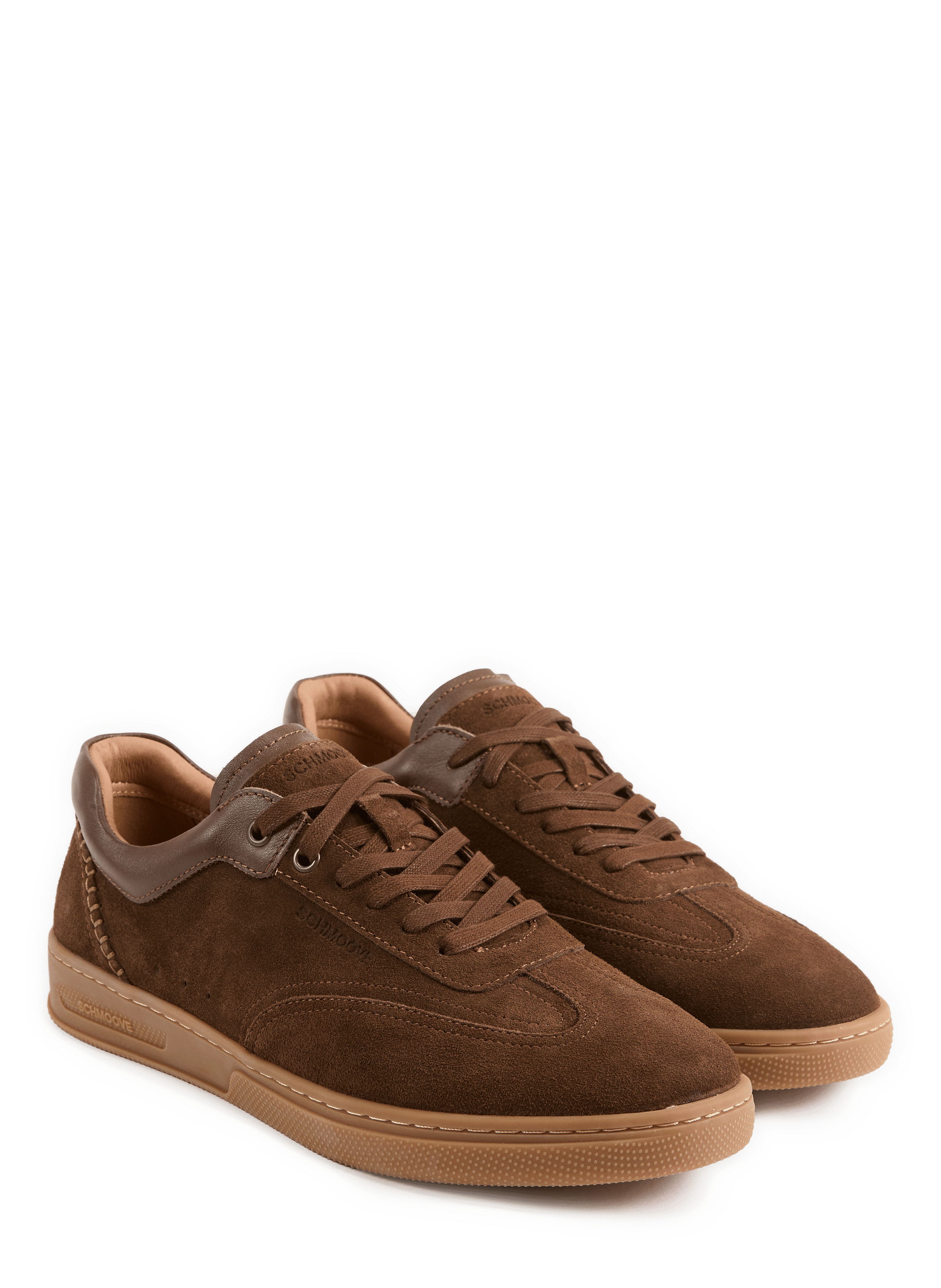 Lage leren sneakers SCHMOOVE Bruin