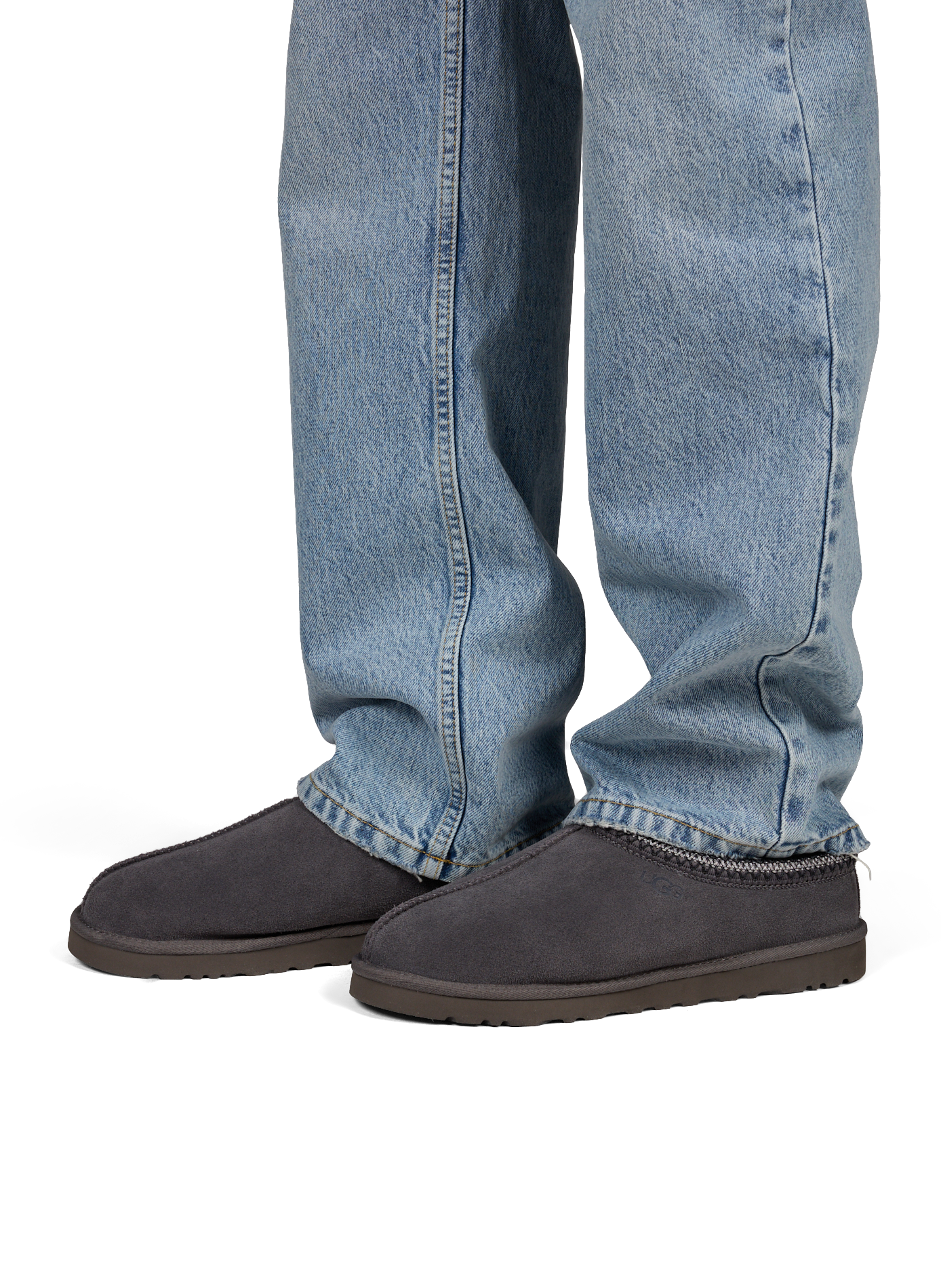 Pantoffels met binnenvoering van bont UGG Grijs