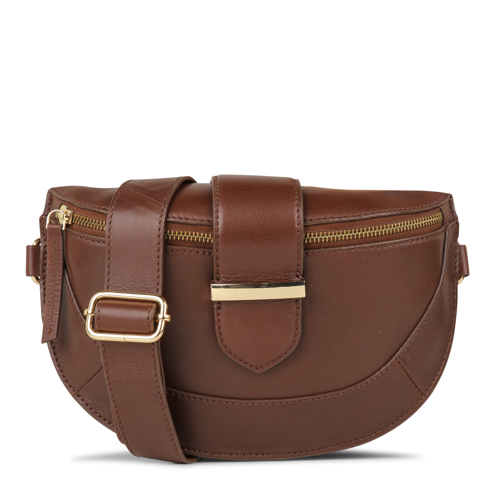 Sac banane en cuir marcel MAISON 123 Rouge
