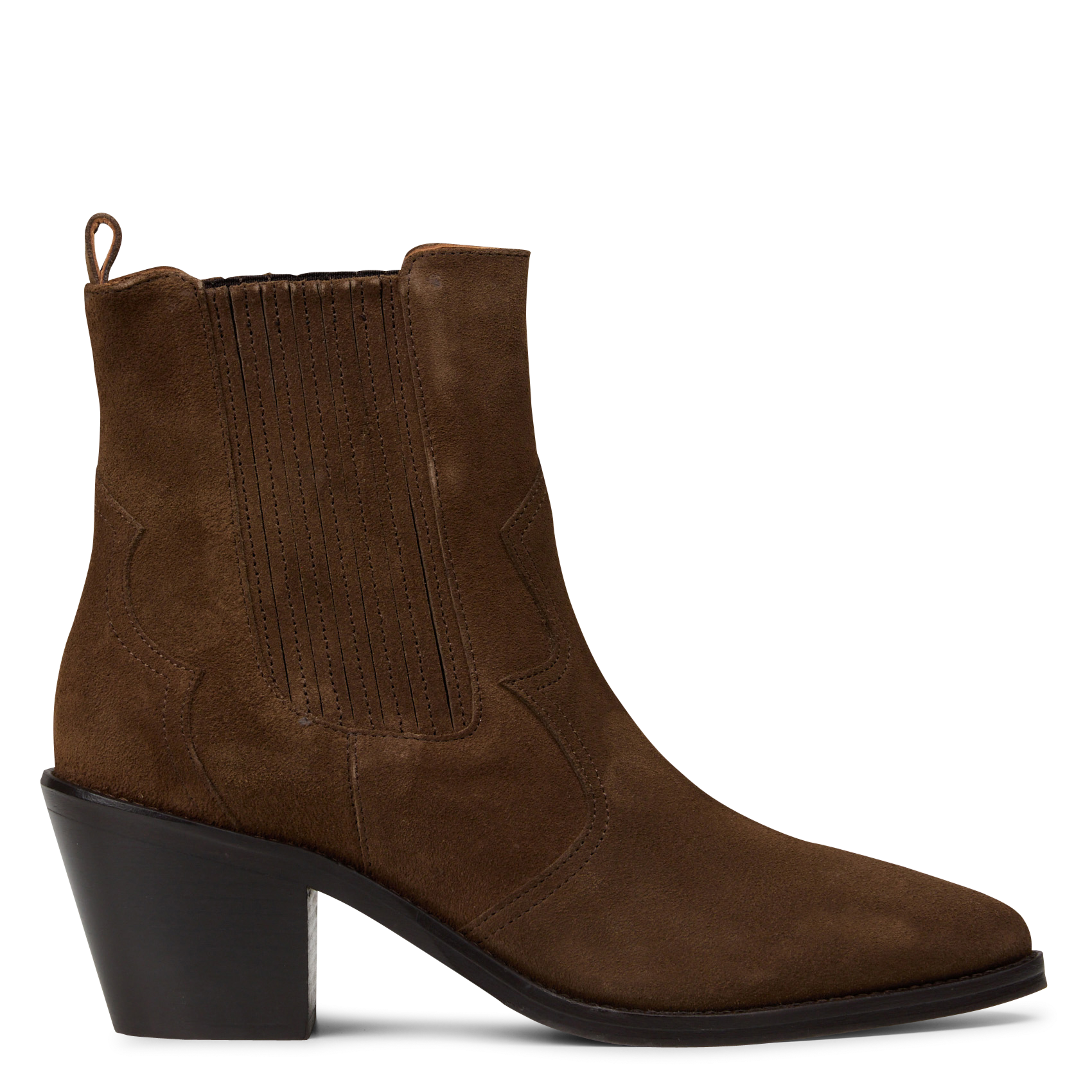 Bottines en cuir suédé dakota BOBBIES Kaki