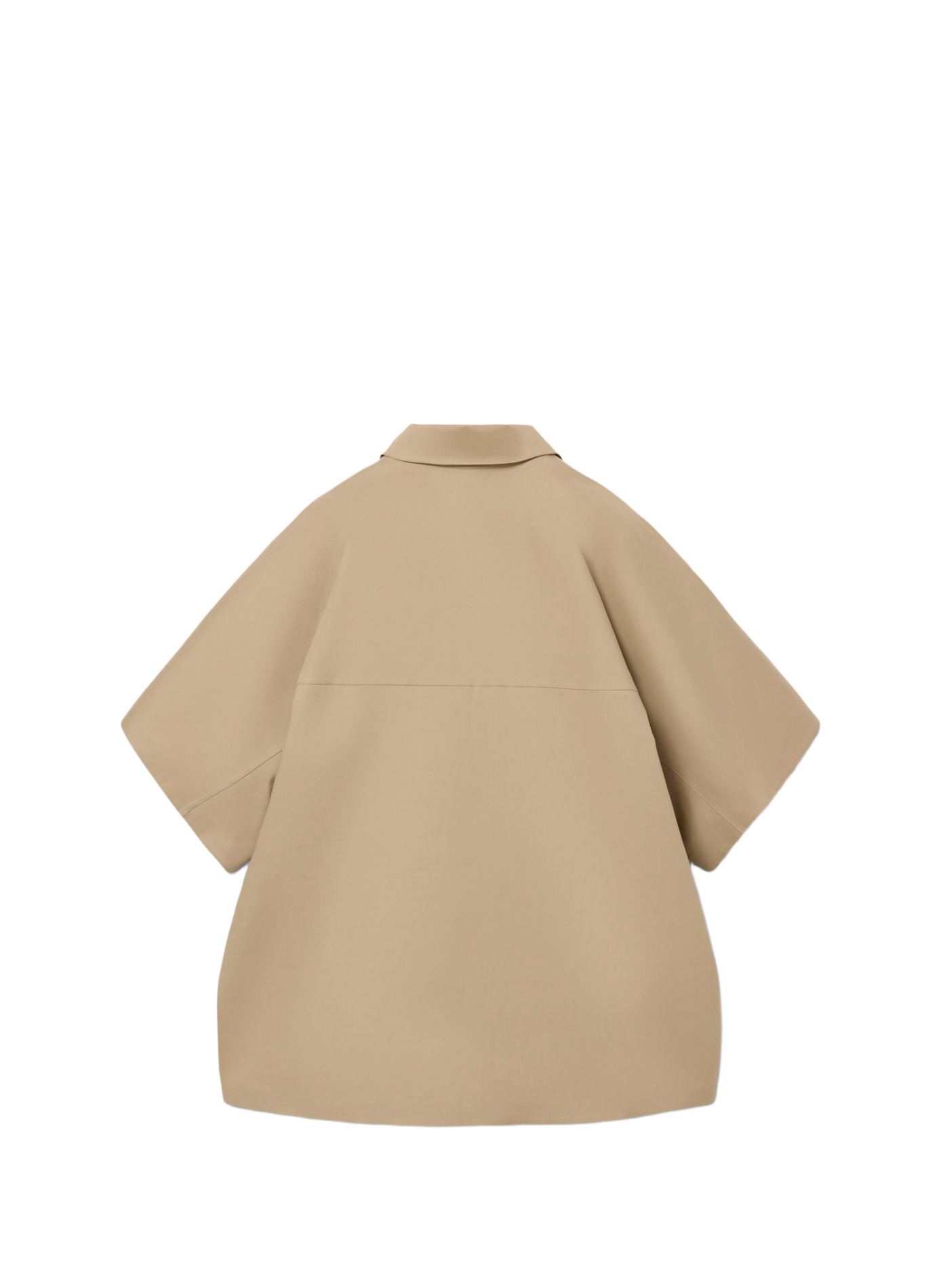 Plain loose-fit short-sleeved polo shirt LACOSTE Beige