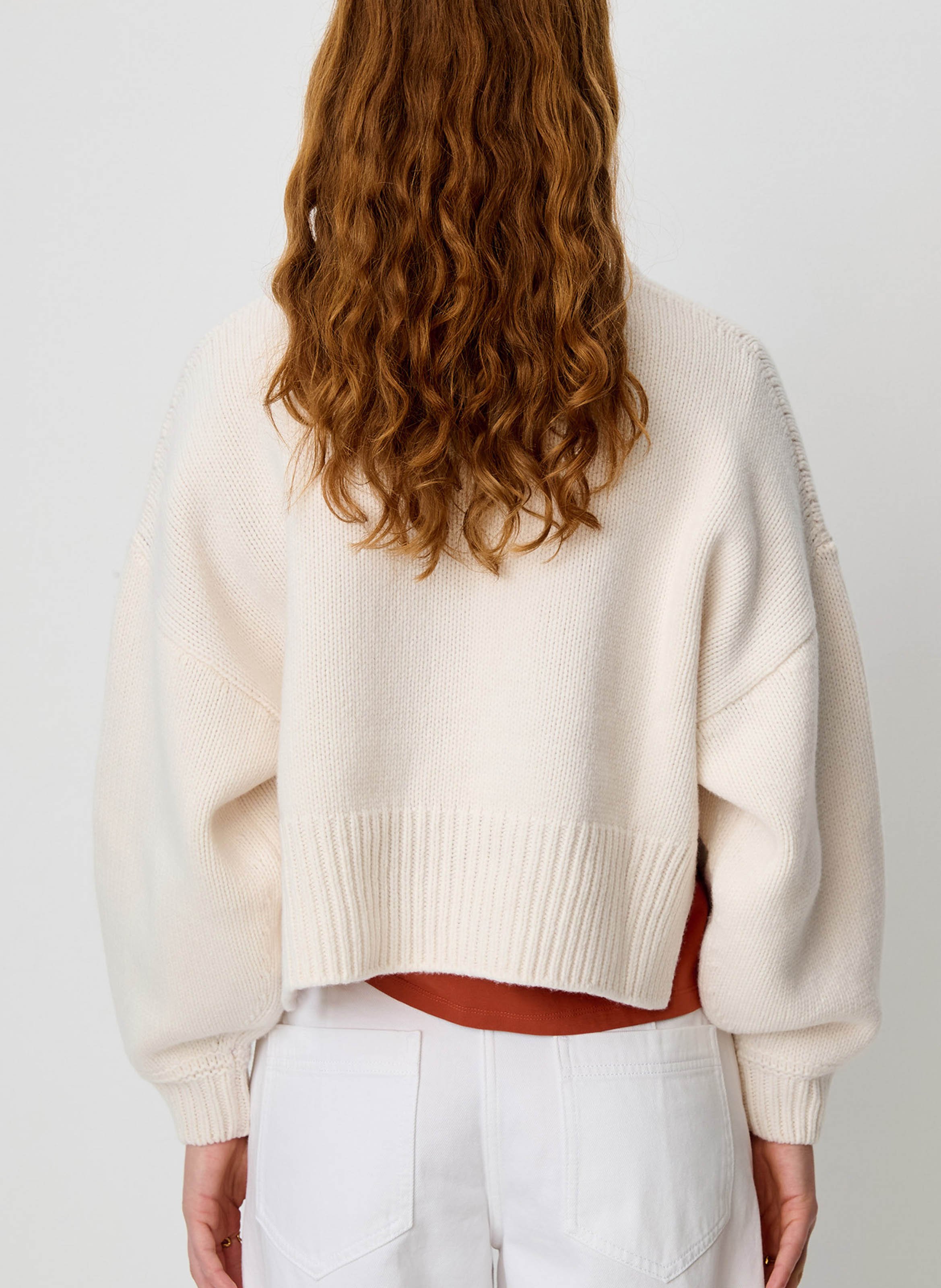 Pull ample en laine spero SESSUN Beige