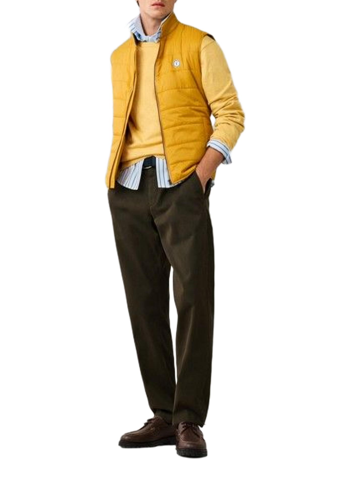 Straight trousers  FACONNABLE Khaki