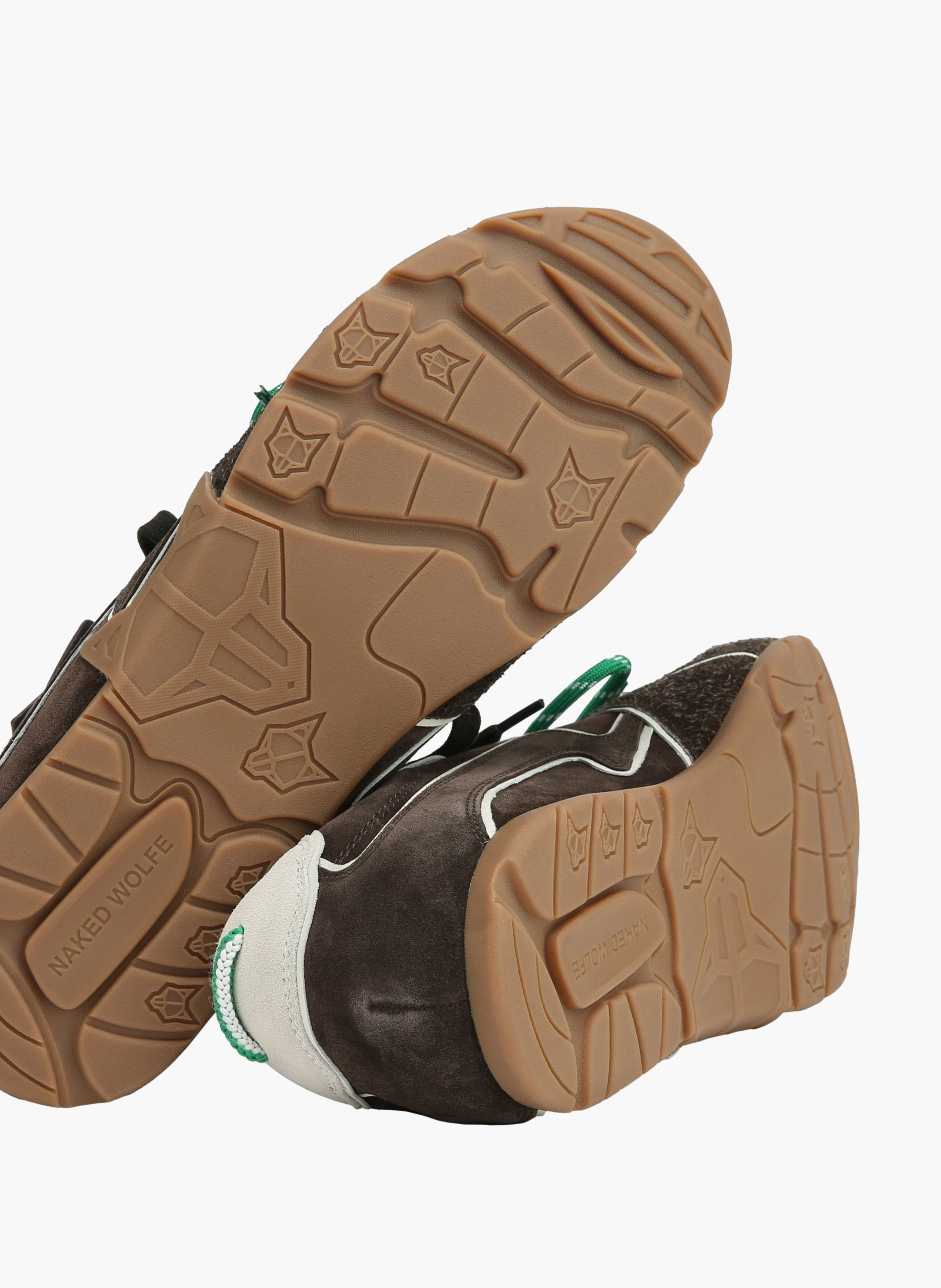 Baskets ace m en daim NAKED WOLFE Marron