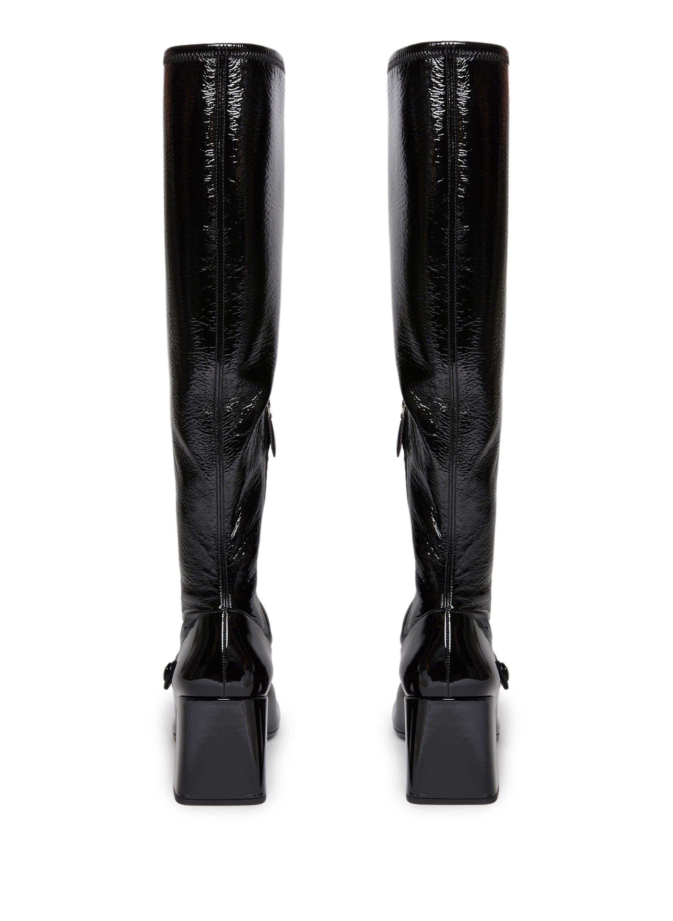 Bottes en cuir verni Multicolore