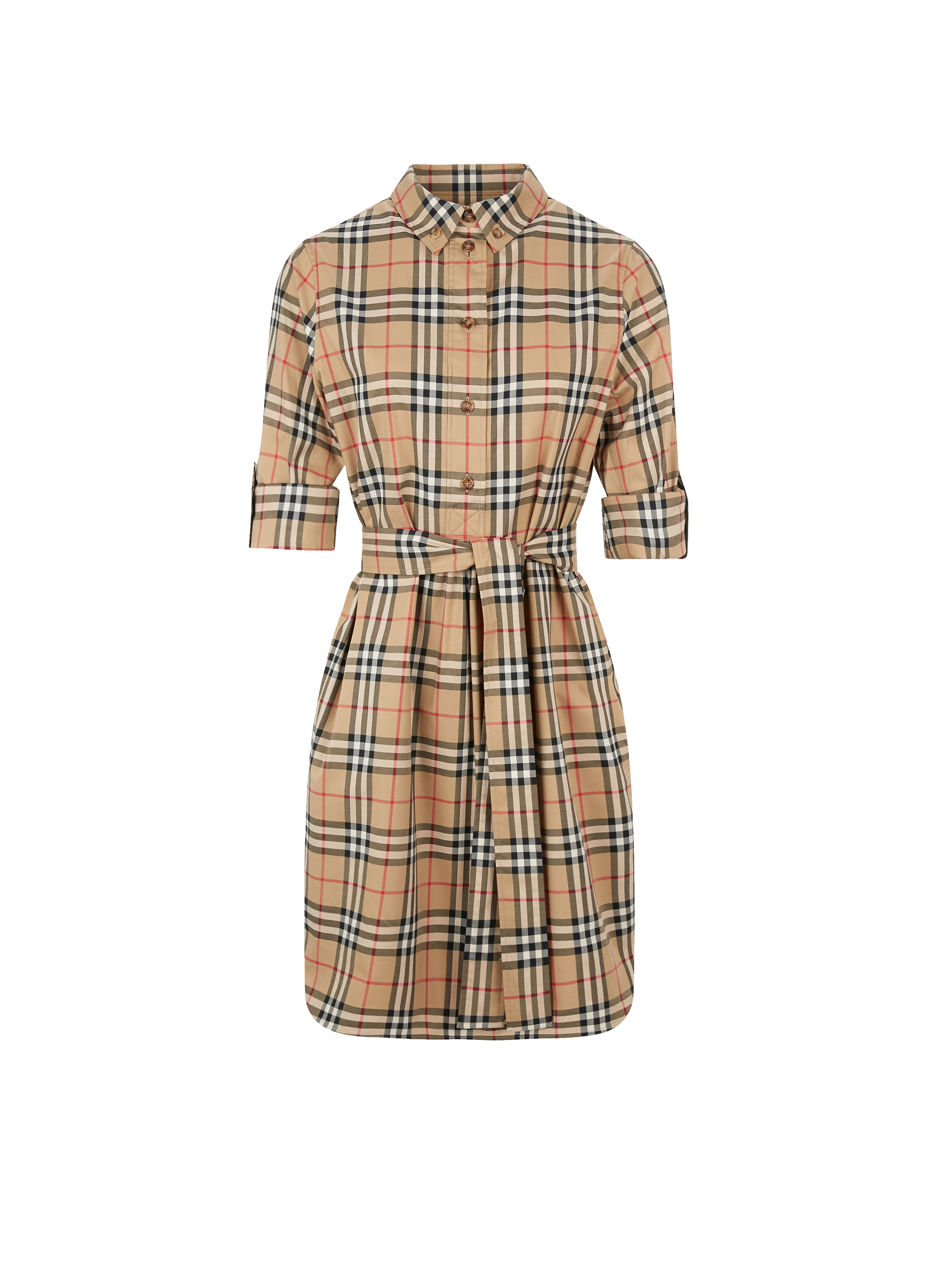 Robe chemise Vintage Check en coton