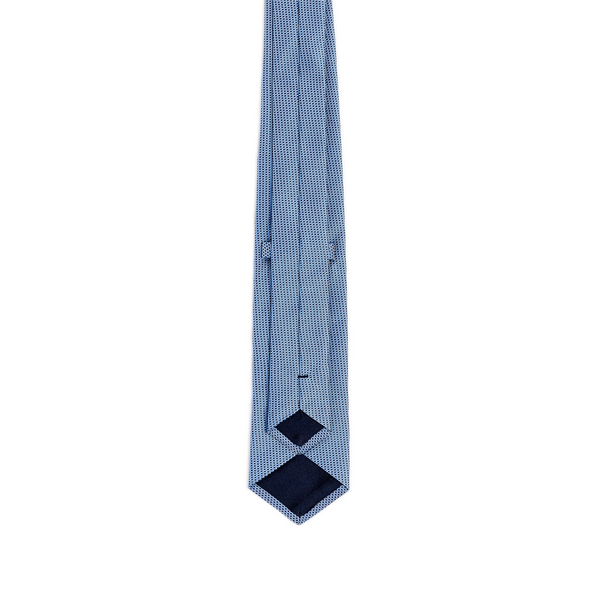 cravate imprimé graphique en soie