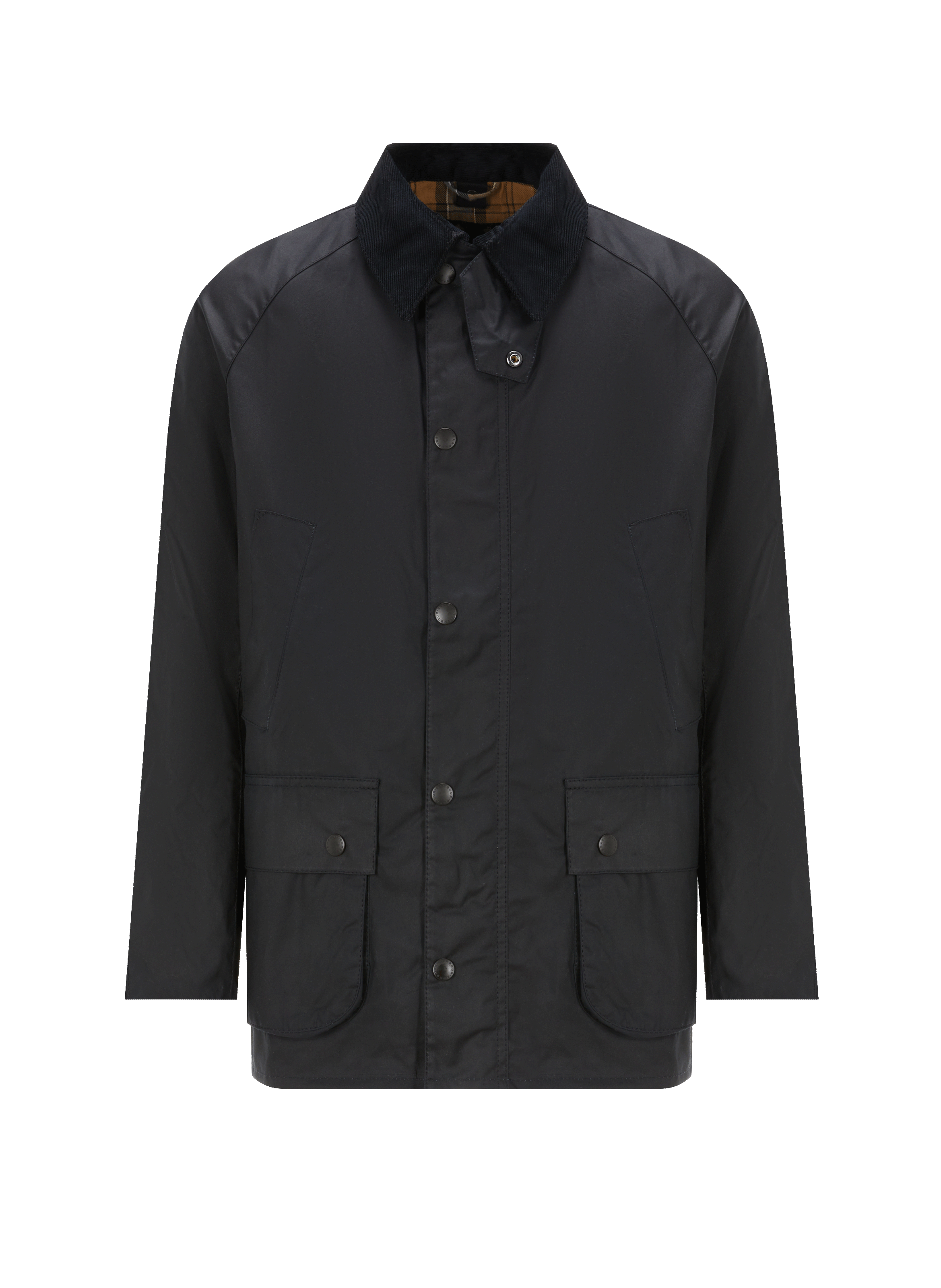 BARBOUR Fitted cotton jacket Blue
