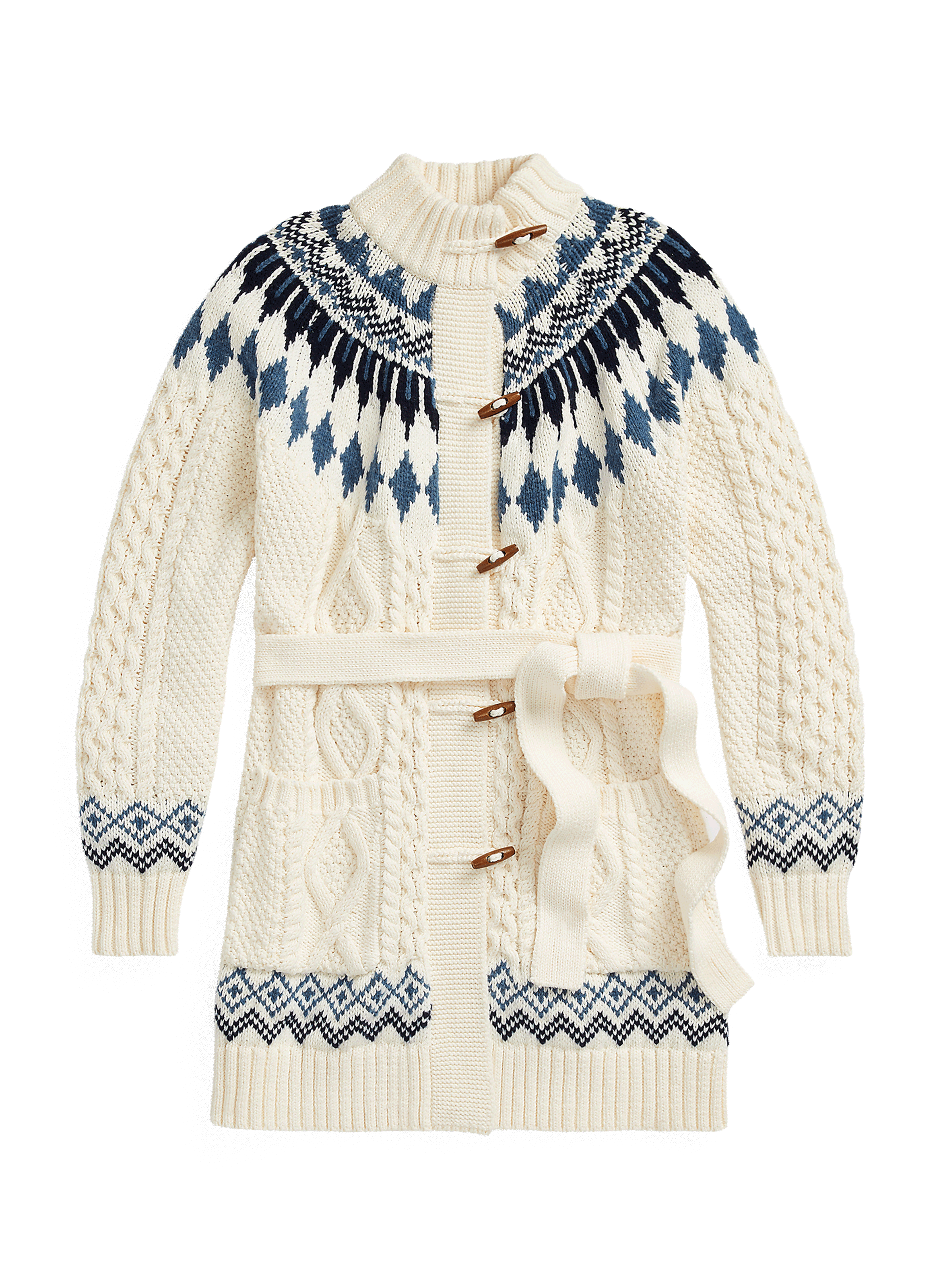 Cardigan en laine mélangé POLO RALPH LAUREN Bleu