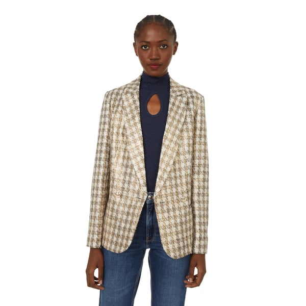 Blazer à carreaux