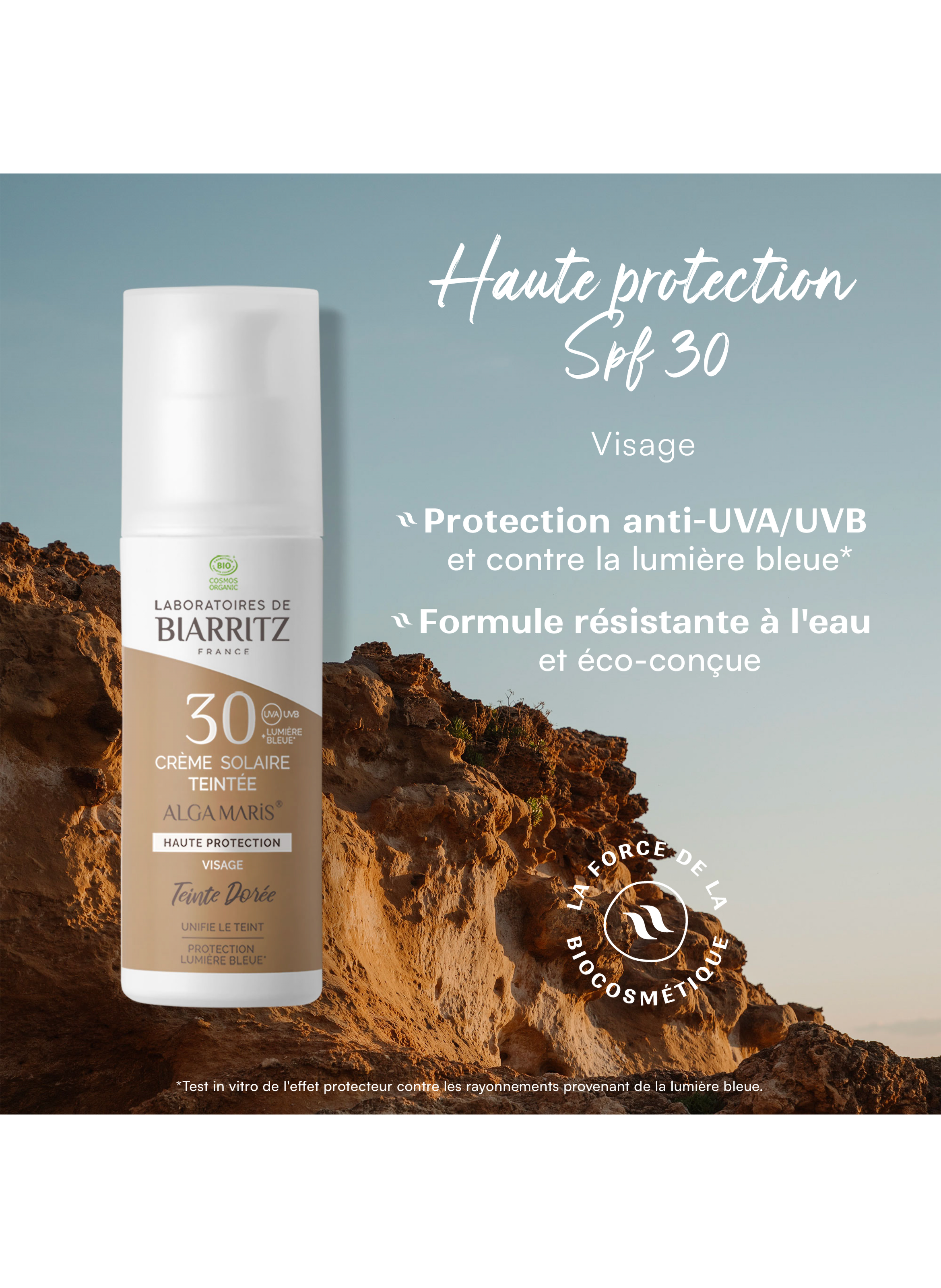 Alga Maris - SPF 30 Tinted Face Sun Cream - Golden LABORATOIRES DE BIARRITZ No color