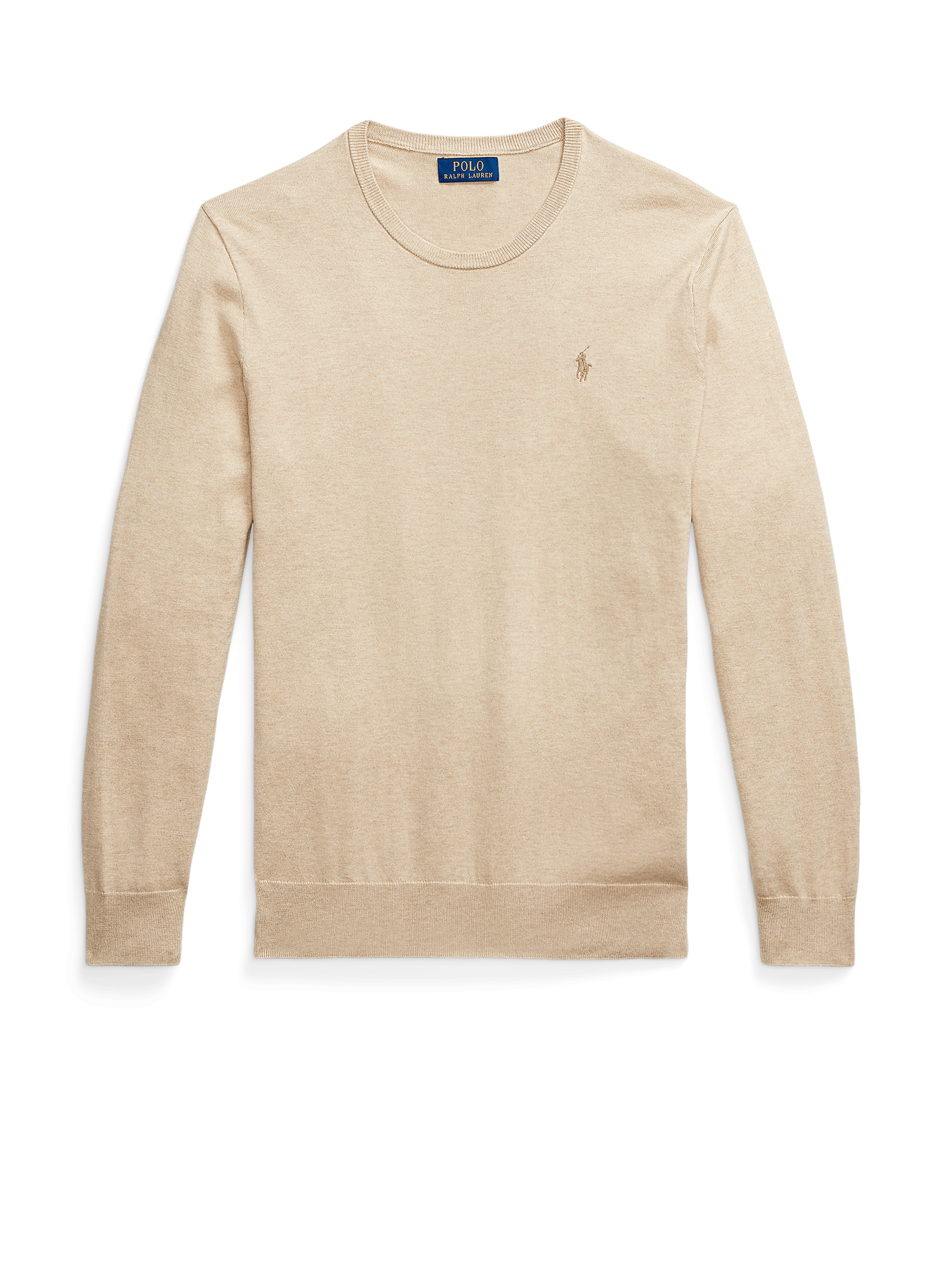 Straight cotton jumper POLO RALPH LAUREN Brown