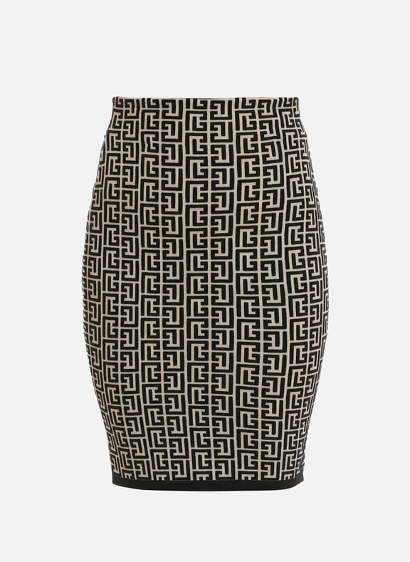 Jupe en maille Noir by BALMAIN BALMAIN Jupe en maille Noir
