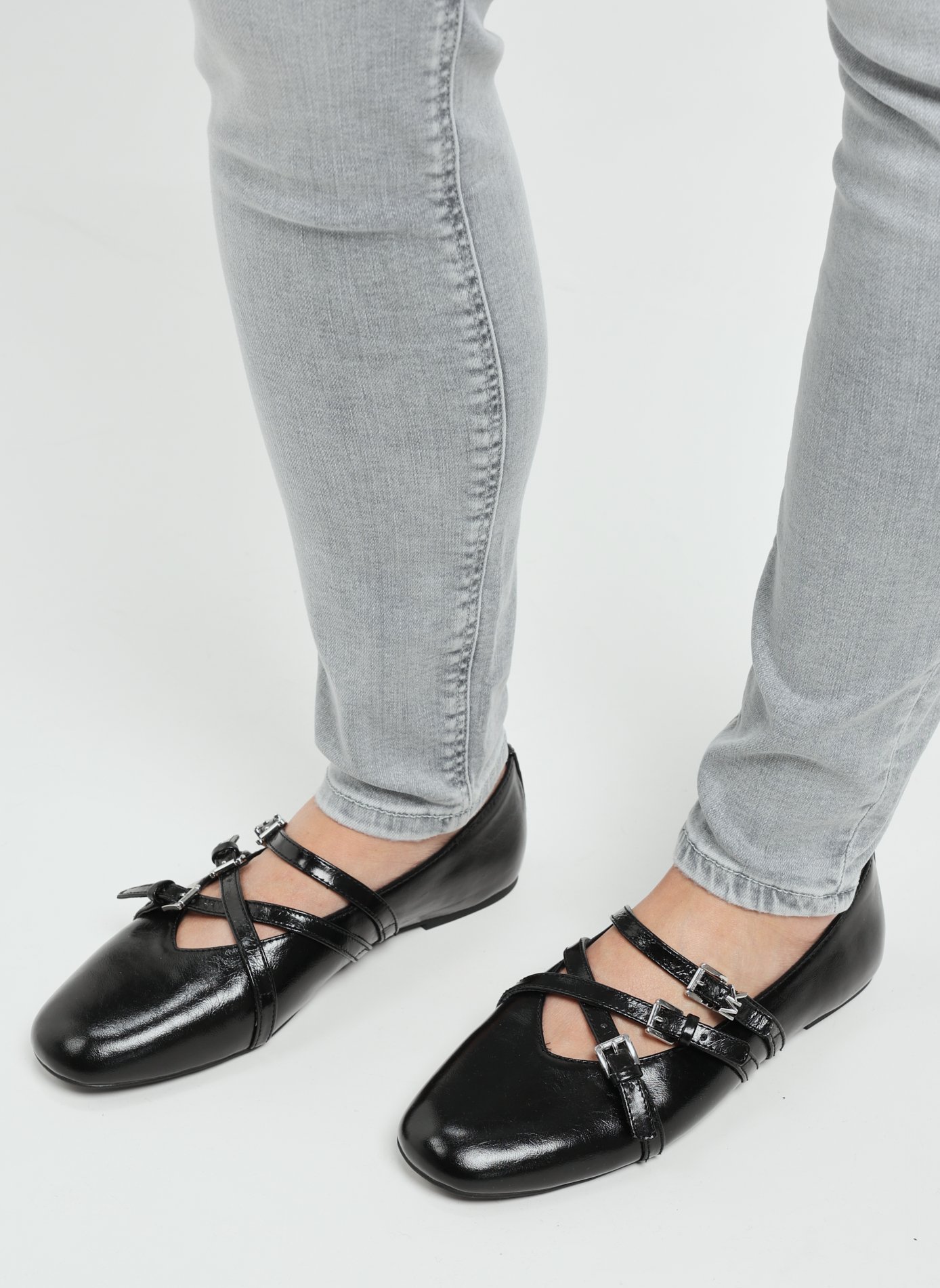 Ballerines Indy en cuir  Noir