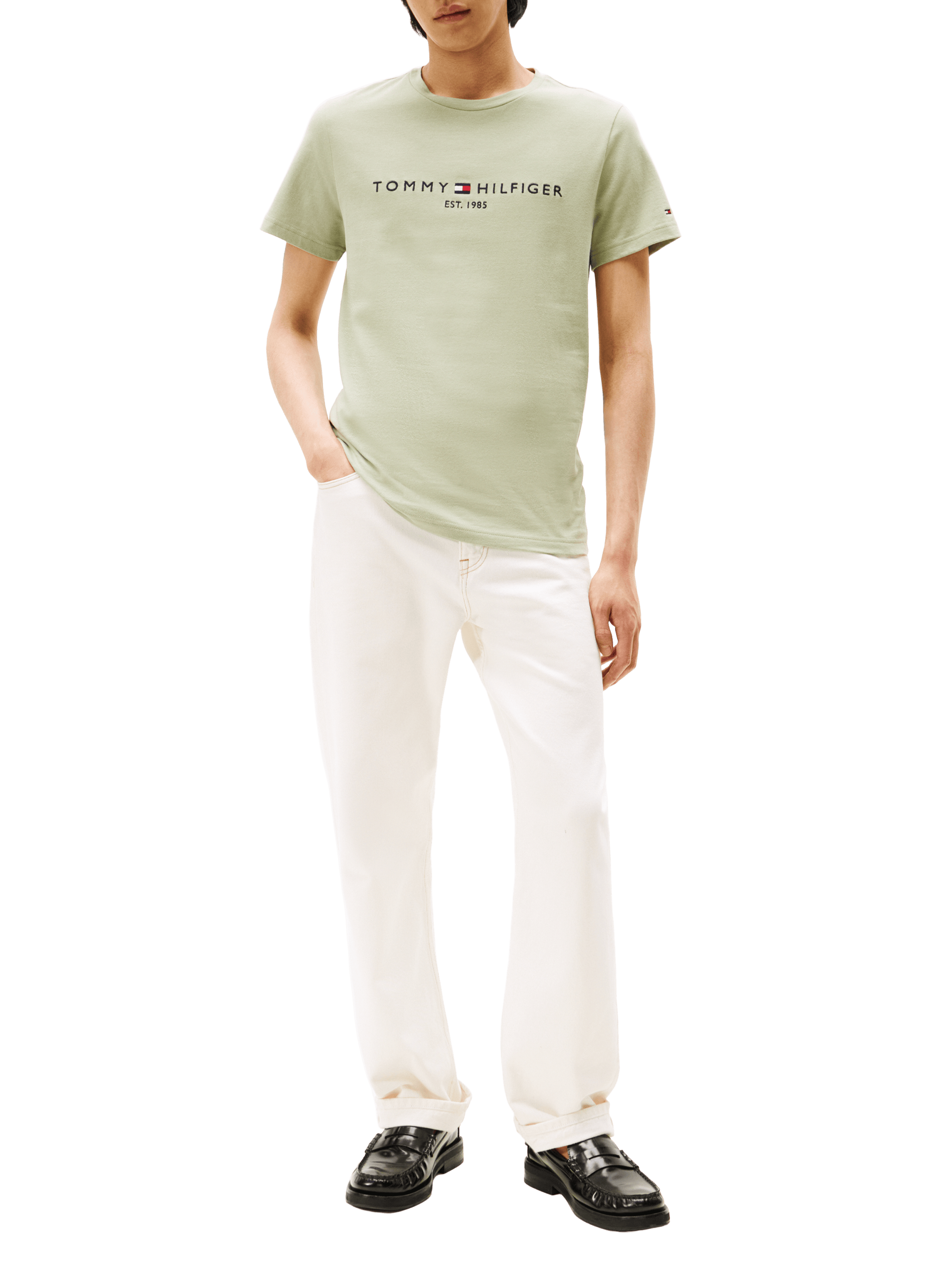 Classic Cotton T-Shirt TOMMY HILFIGER Green