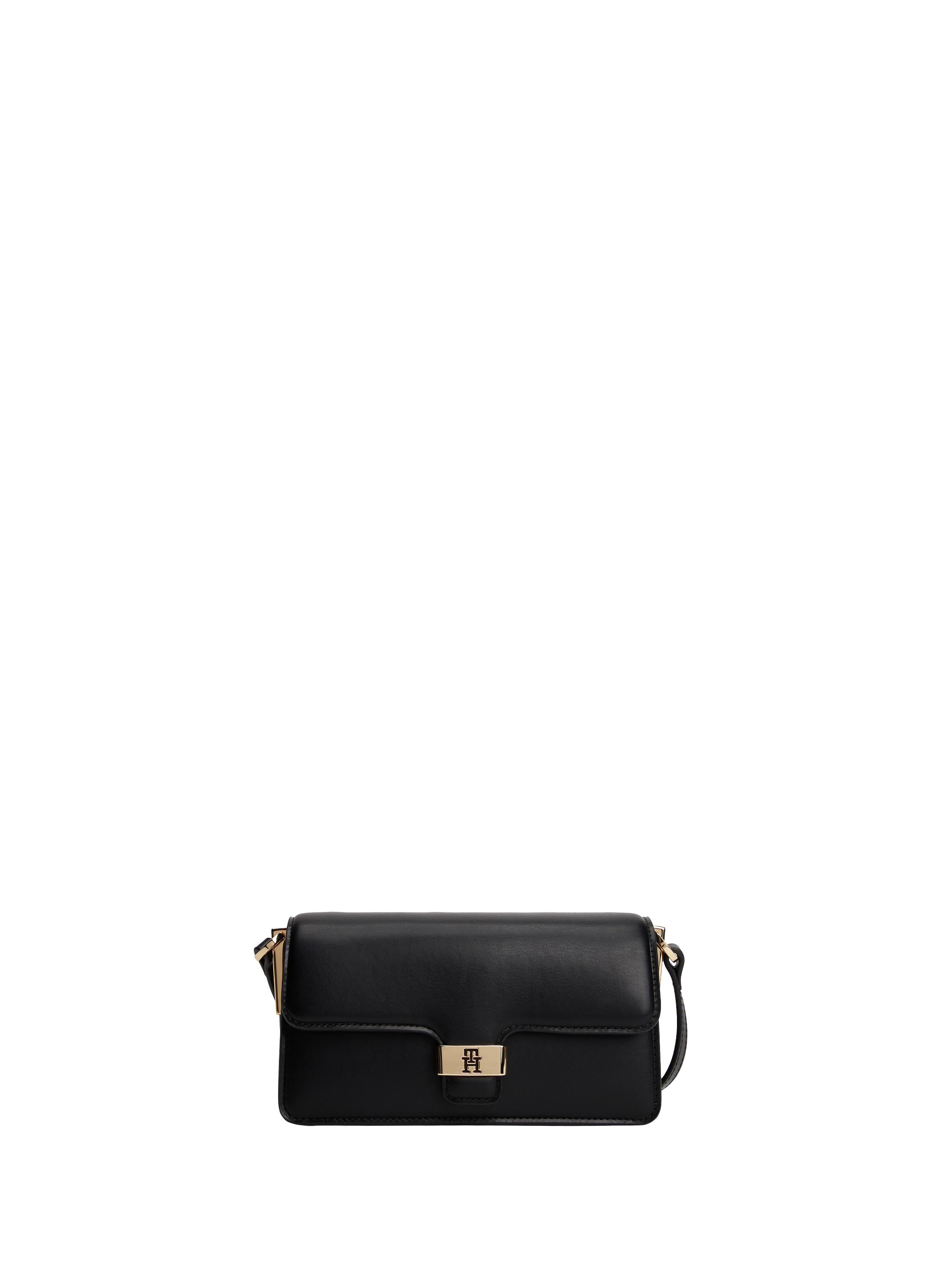 TOMMY HILFIGER Sac à bandoulière Heritage à rabat Noir