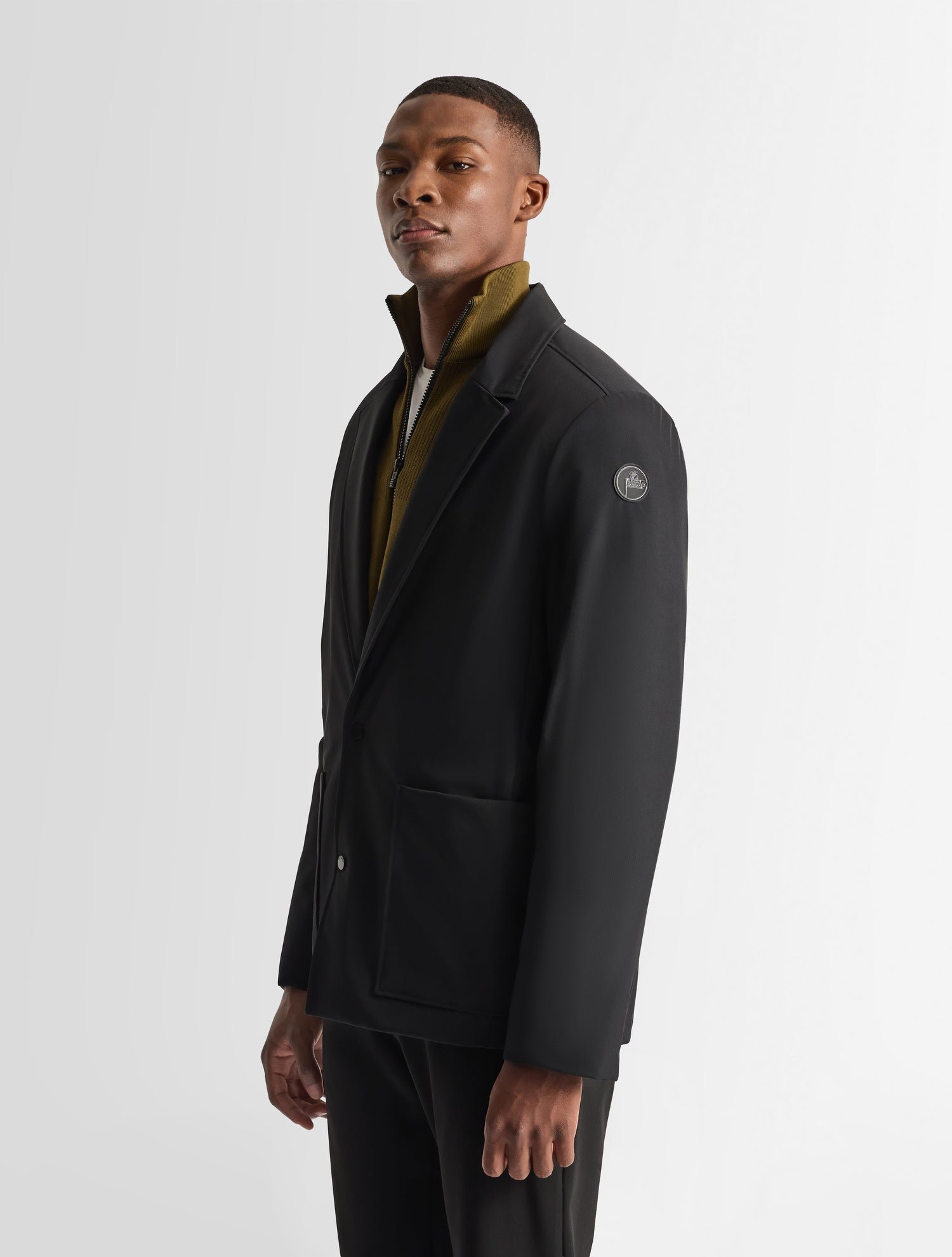 Veste petro col tailleur coupe ample FUSALP Noir