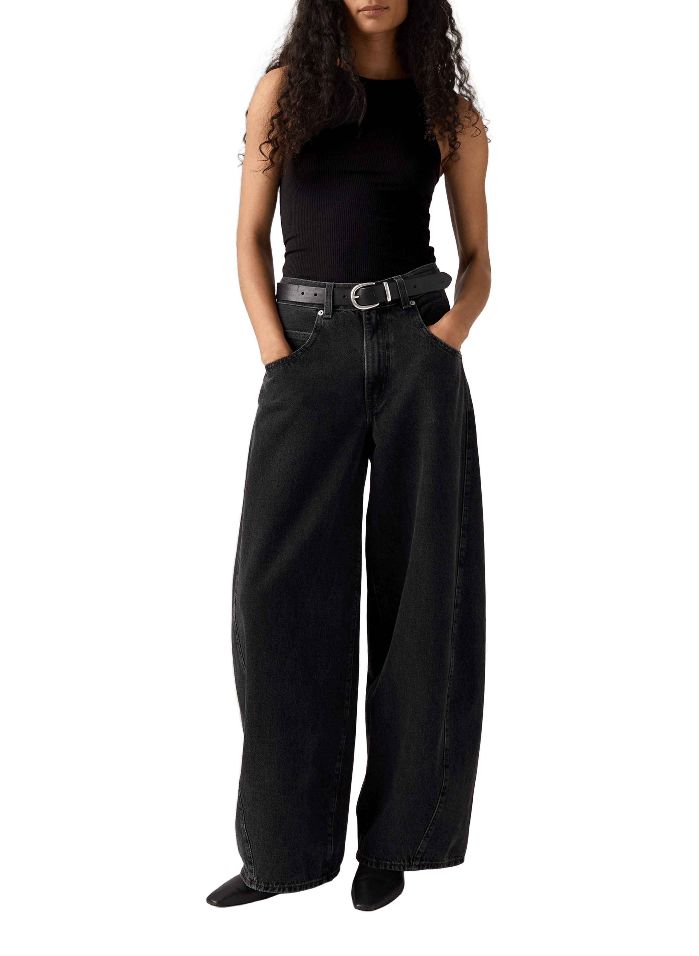 Jean large  LEVI&#039;S Noir