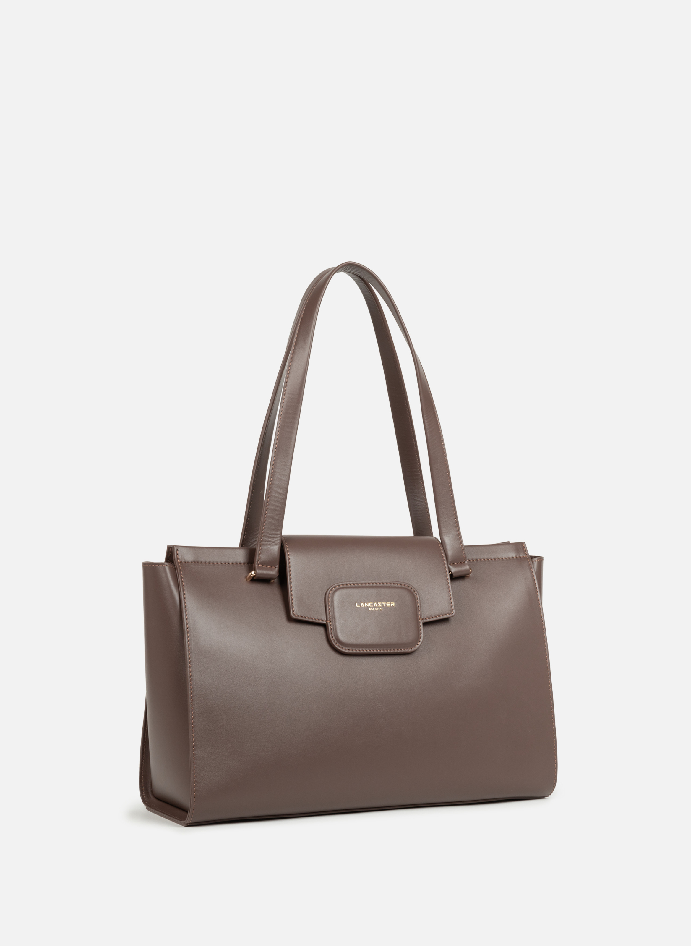 Tote bag - Paris PAD LANCASTER Brown