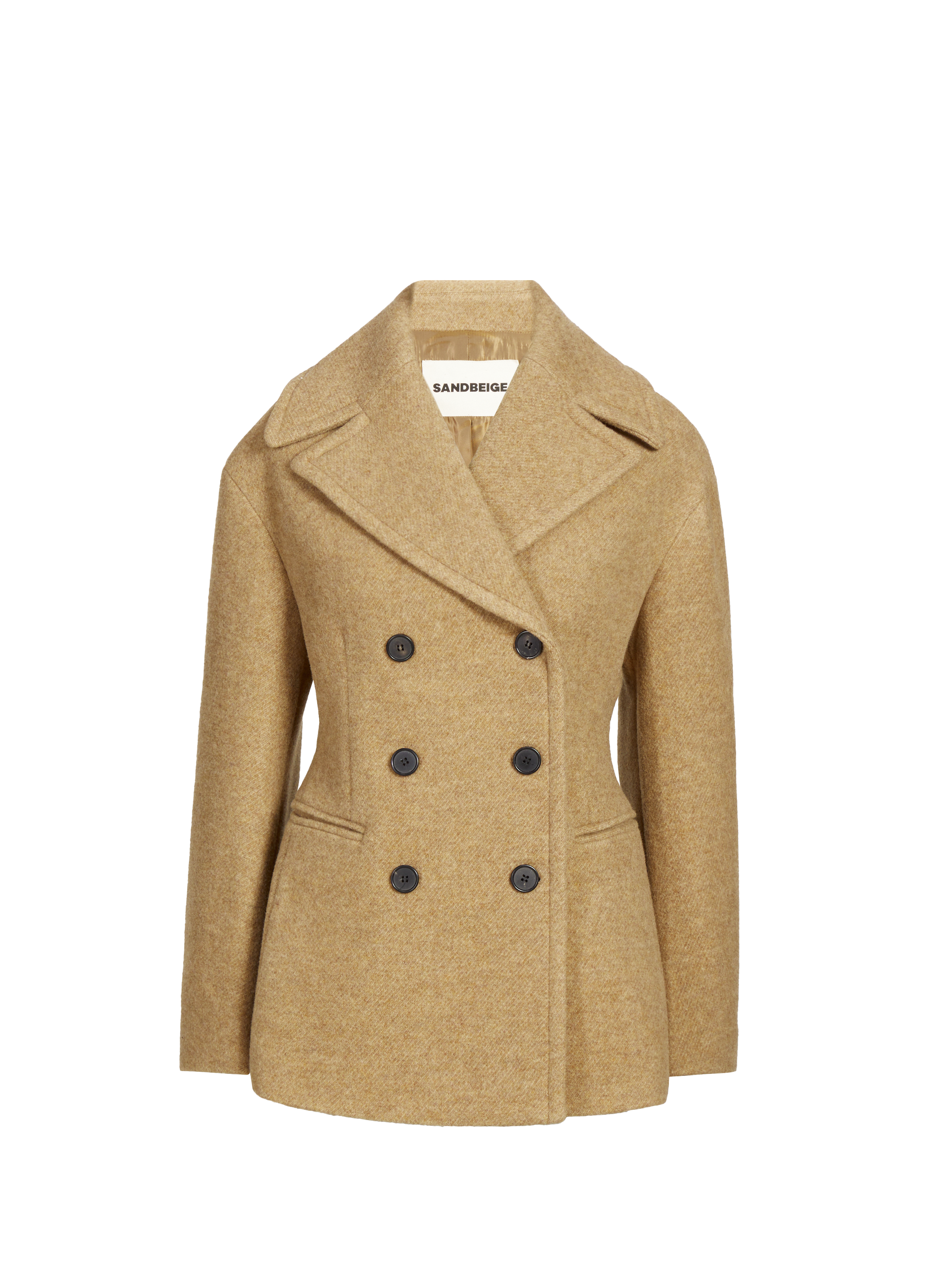 SANDBEIGE Manteau en laine Beige