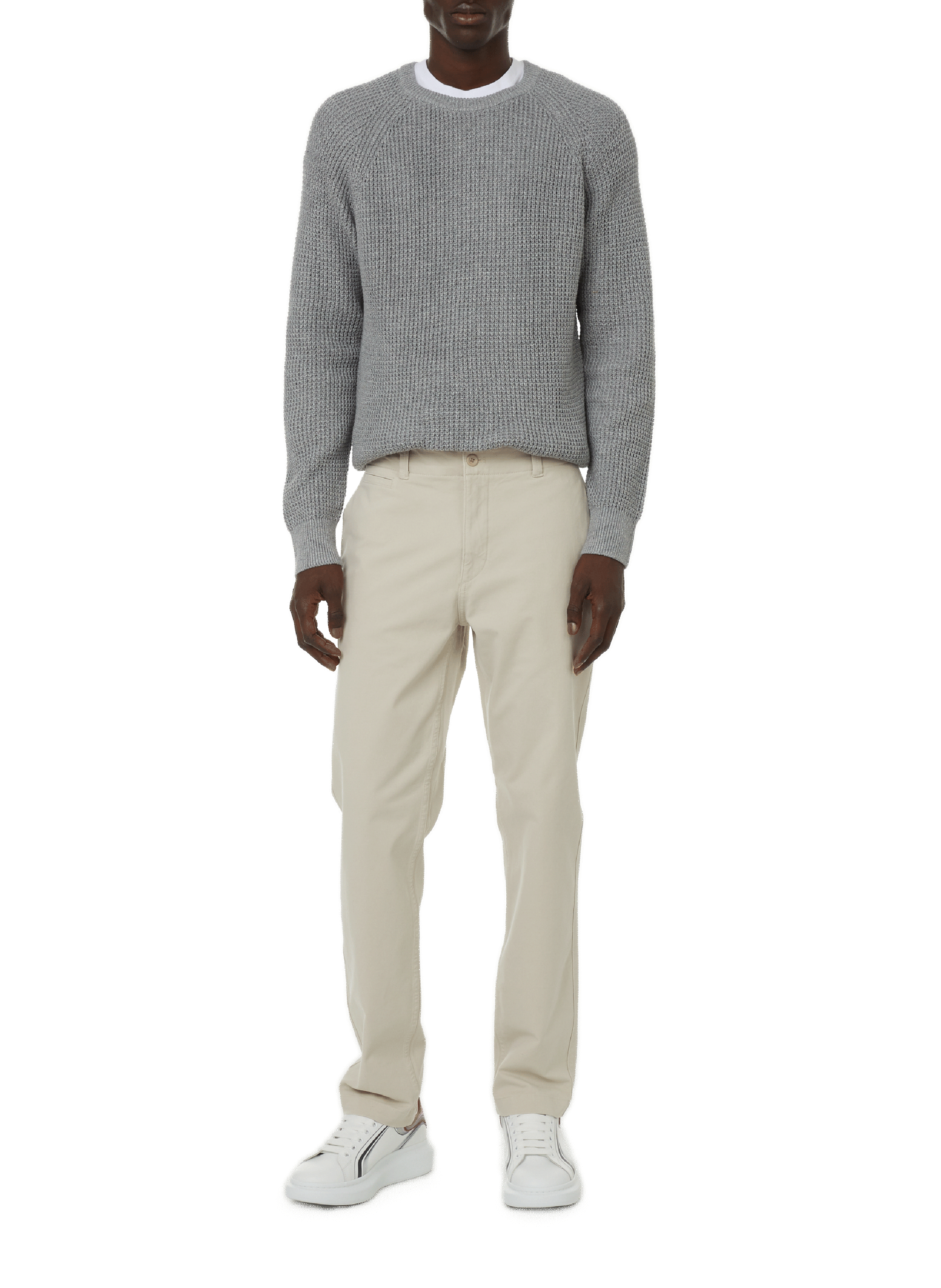 Slim-fit cotton trousers DOCKERS White