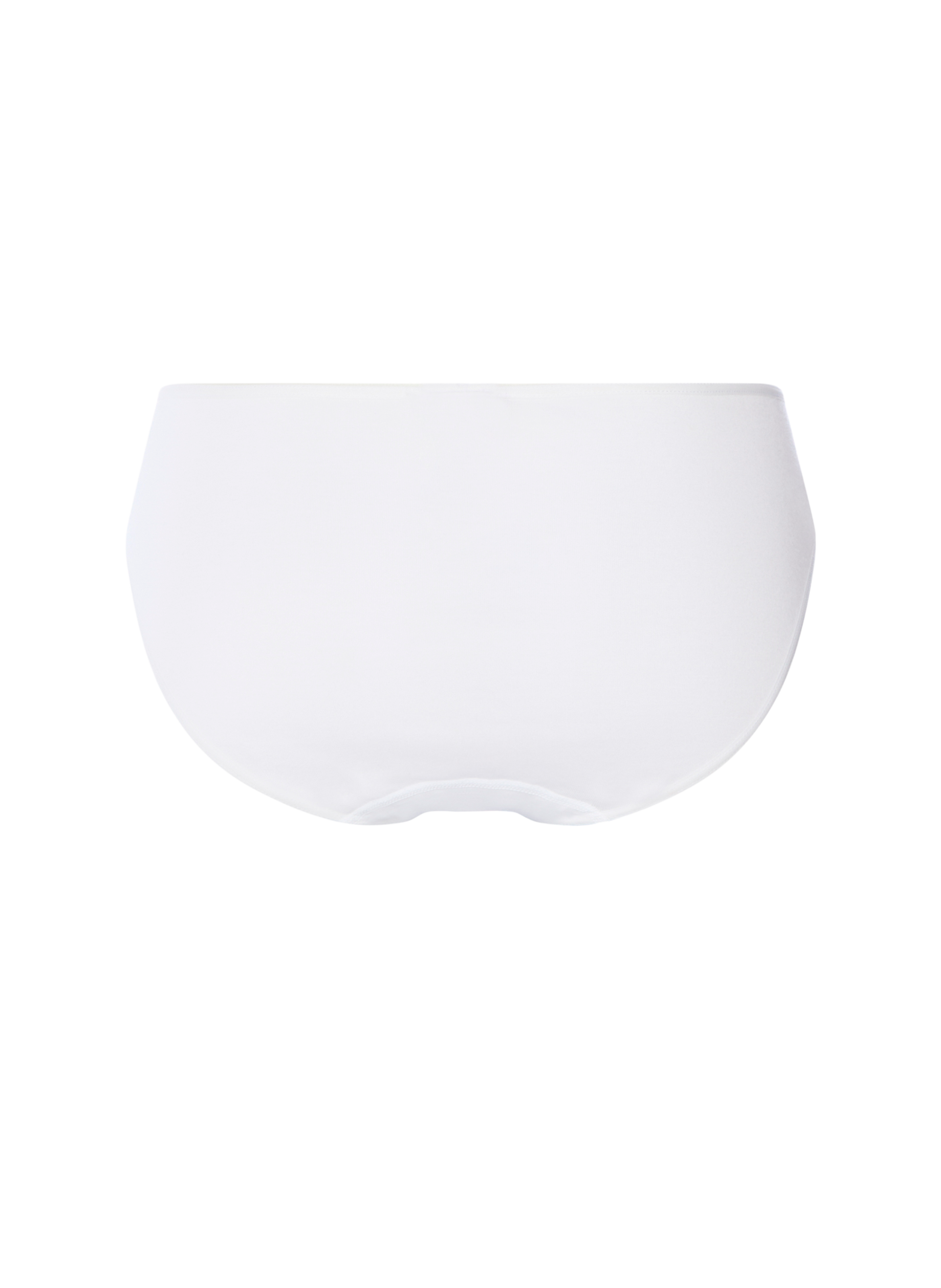 High-waisted cotton culottes White