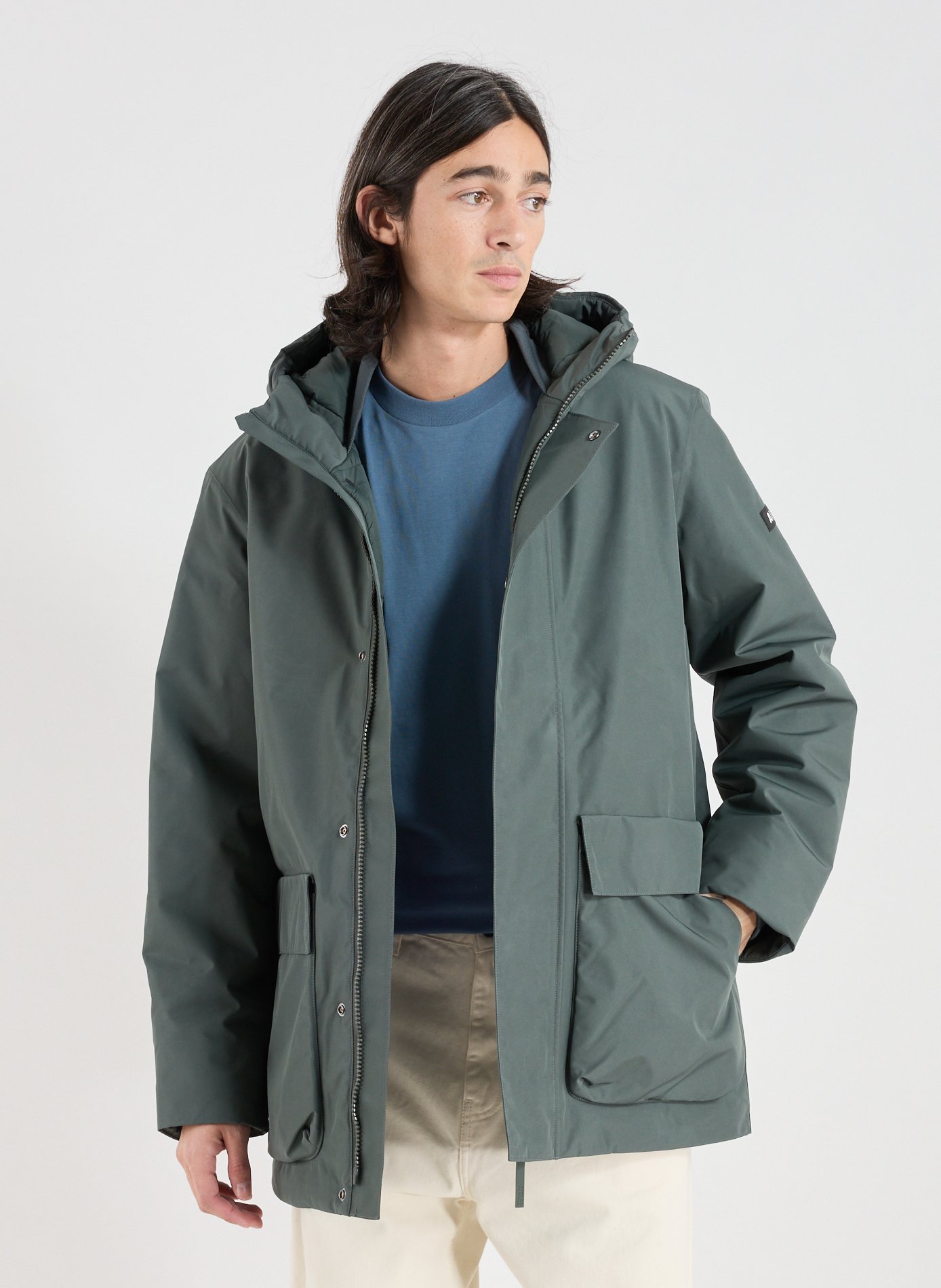 AIGLE Hooded jacket Grey