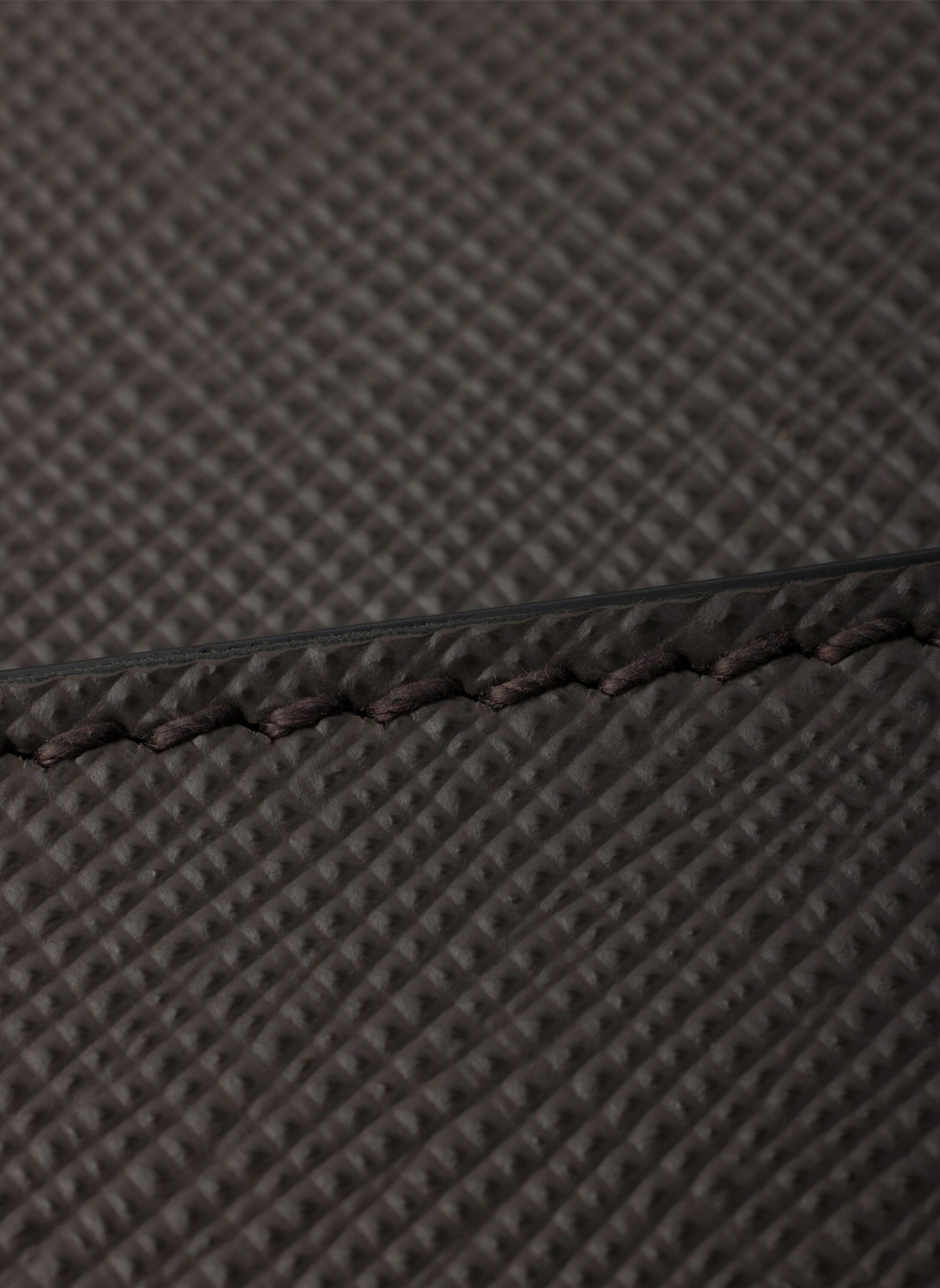 Sac en cuir saffiano pour homme PRADA Gris